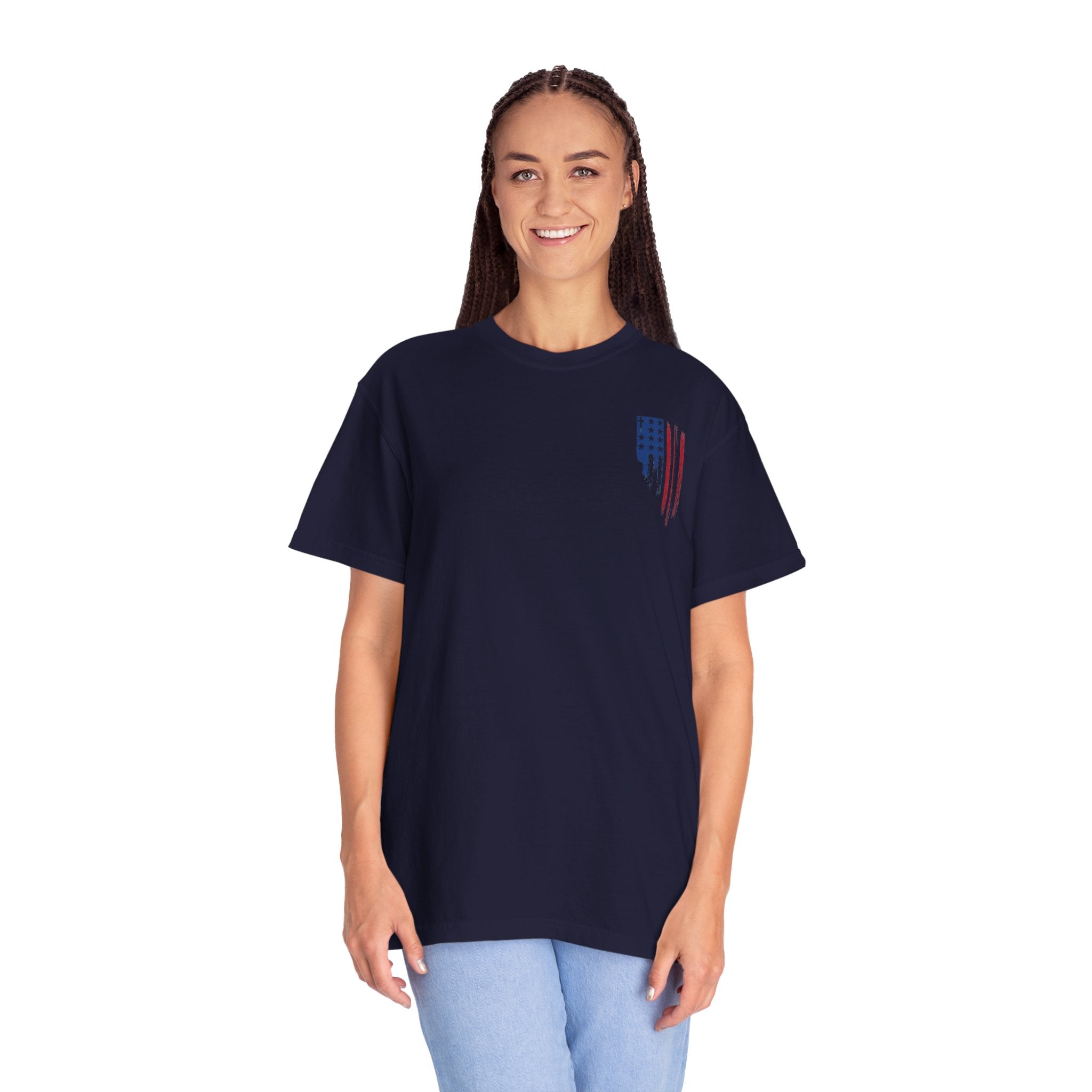 All Stars & God American Flag T-Shirt — ASG Patriotic Graphic Tee