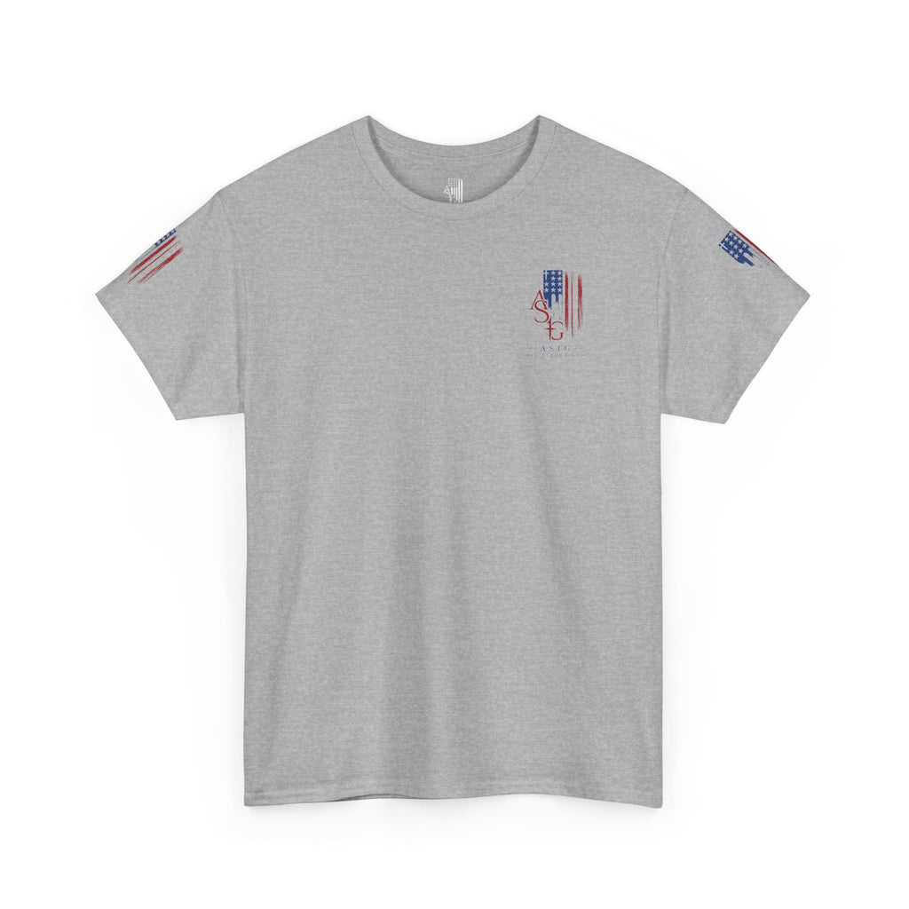American Flag Distressed Tee - Patriotic USA Shirt for 4th of July