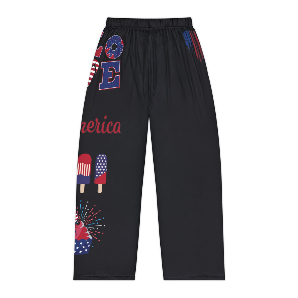 Patriotic Women’s Pajama Pants — Fourth of July AOP Lounge Sleepwear