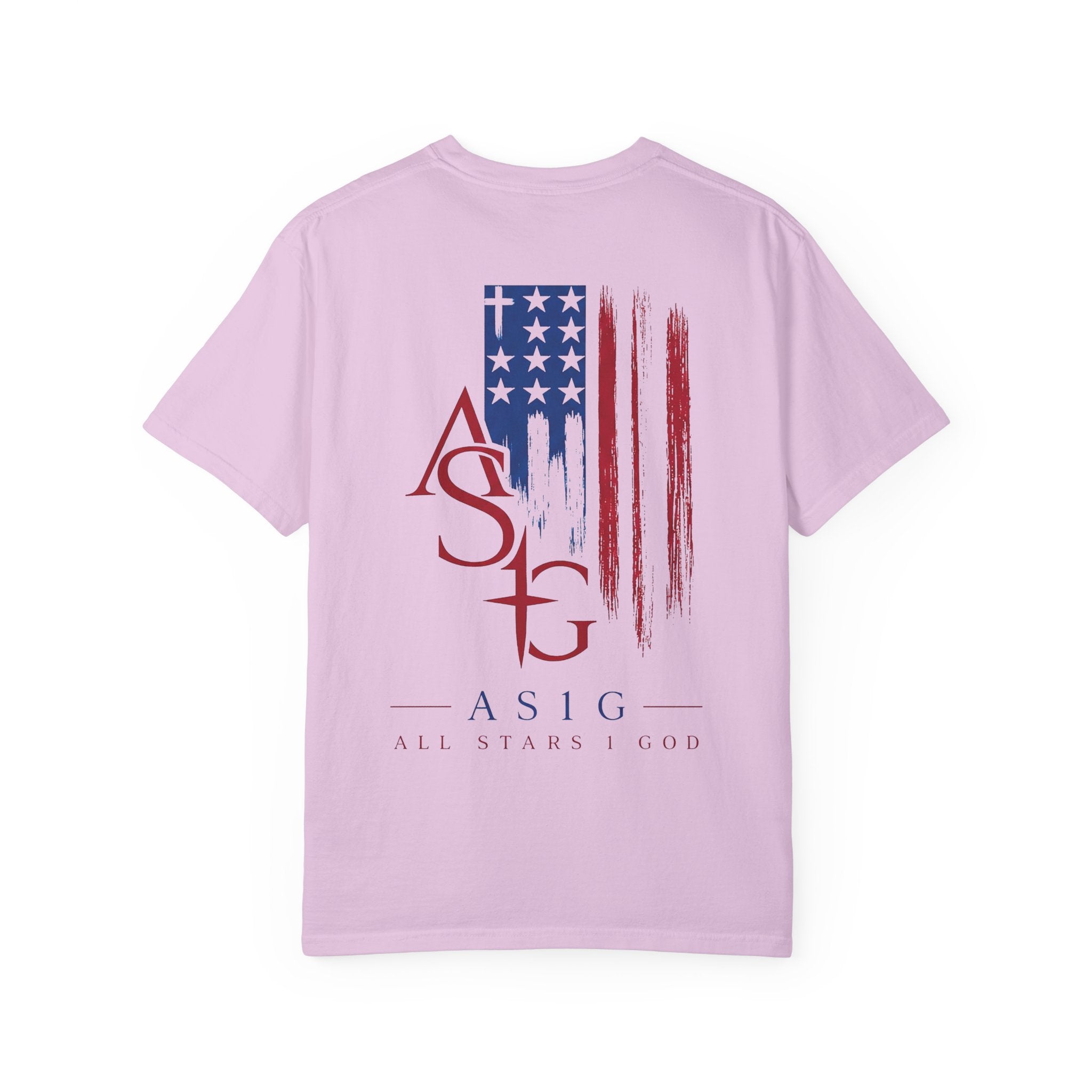 All Stars & God American Flag T-Shirt — ASG Patriotic Graphic Tee