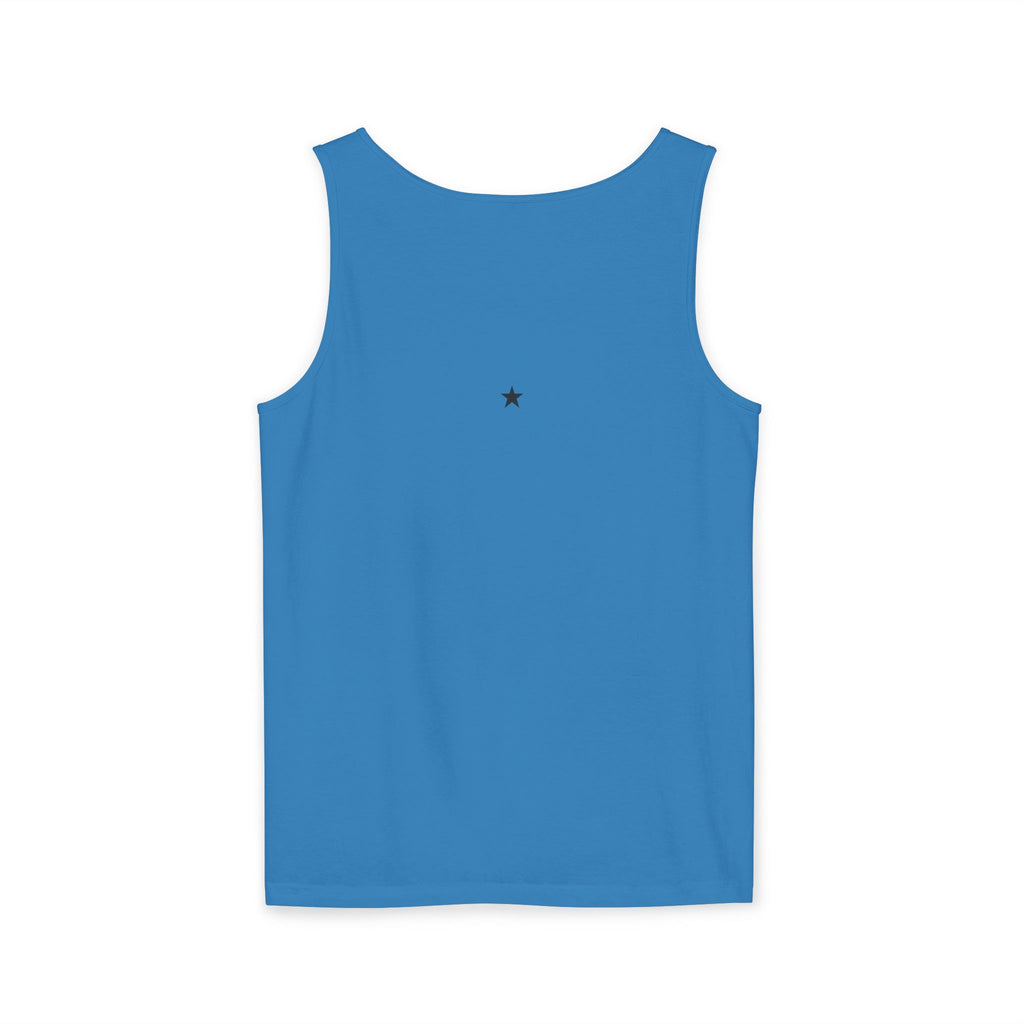 1st set of colors ALL STARS Flag Tank Top — Distressed Cross & Stars Patriotic Tank