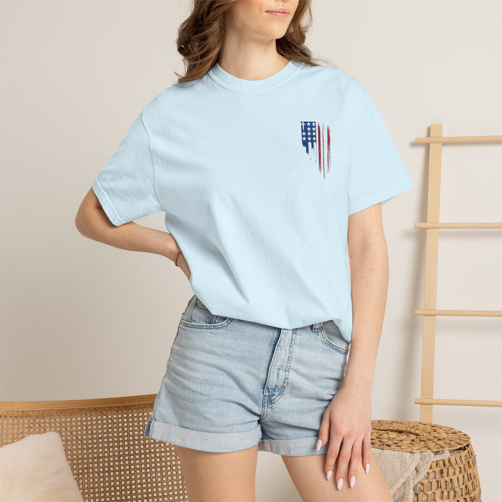 All Stars & God American Flag T-Shirt — ASG Patriotic Graphic Tee