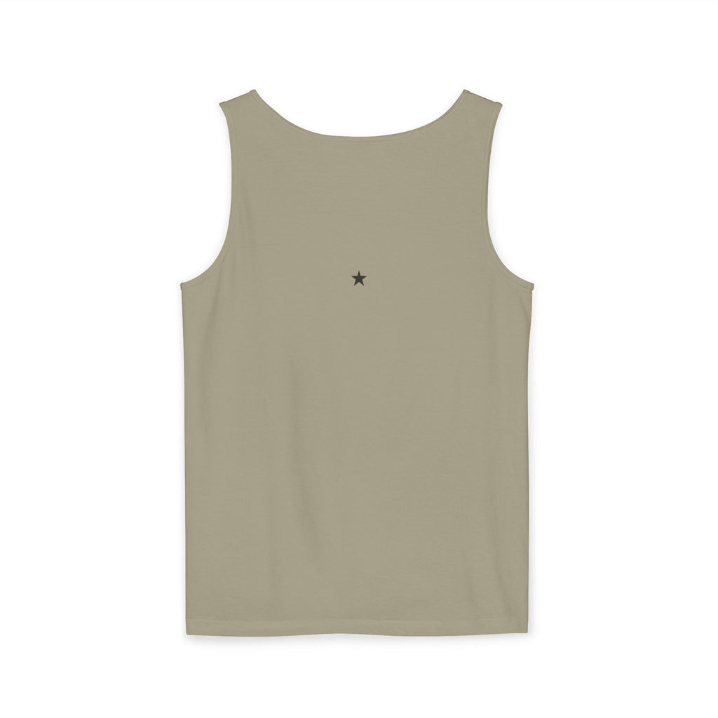 2nd set of colors ALL STARS Flag Tank Top — Distressed Cross & Stars Patriotic Design