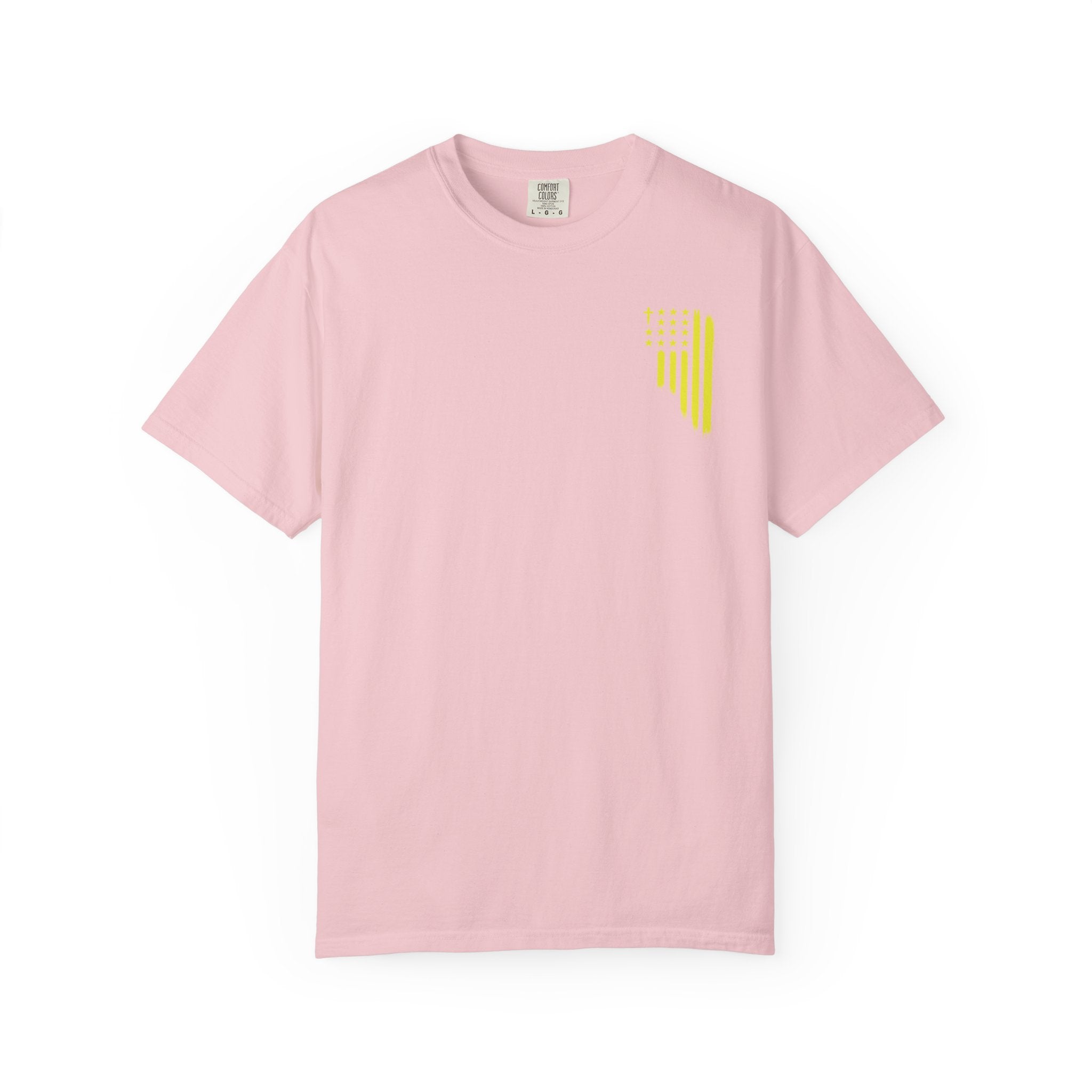 Yellow Flag Graphic T-Shirt — ASFG Patriotic Brushstroke Tee