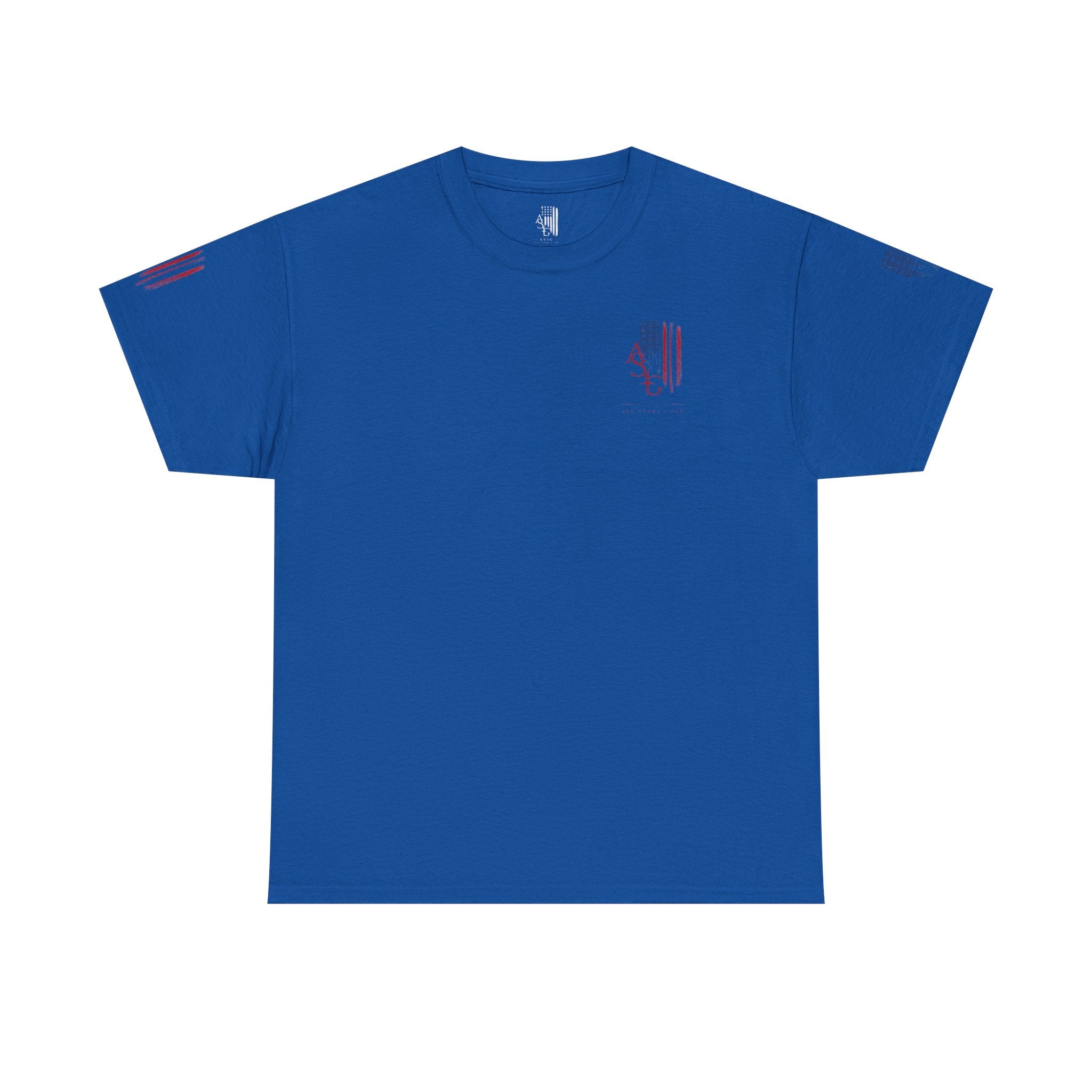 American Flag Distressed Tee - Patriotic USA Shirt for 4th of July