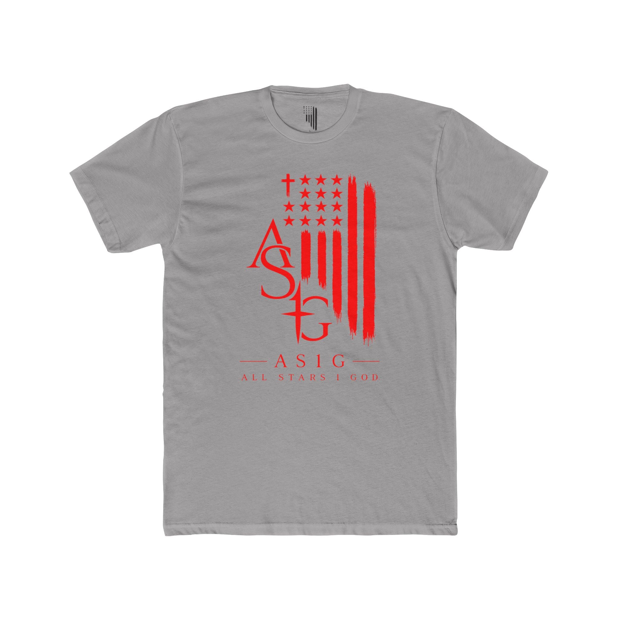 ASIG American Flag Graphic Tee — All Stars Fund Patriotic T-Shirt