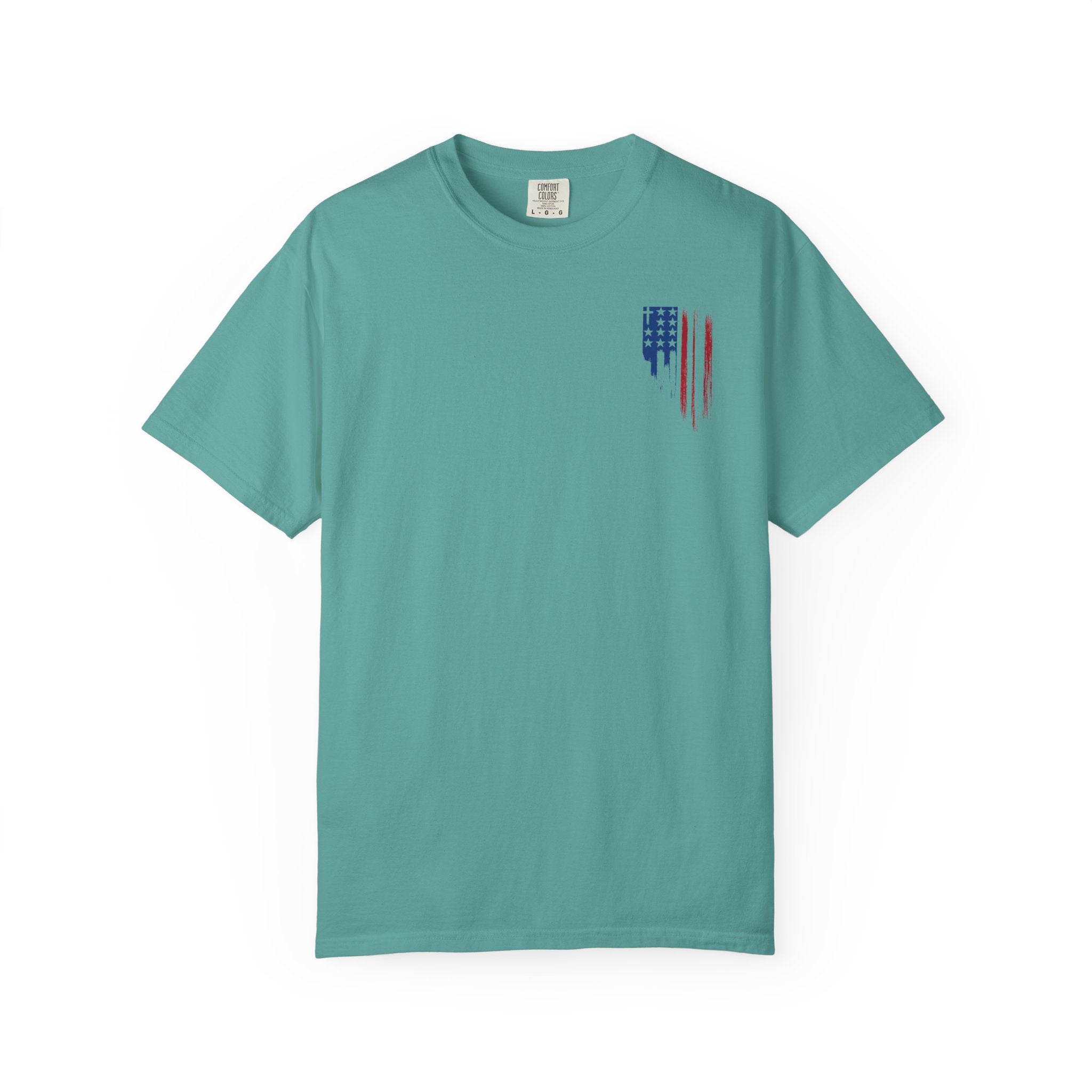 All Stars & God American Flag T-Shirt — ASG Patriotic Graphic Tee