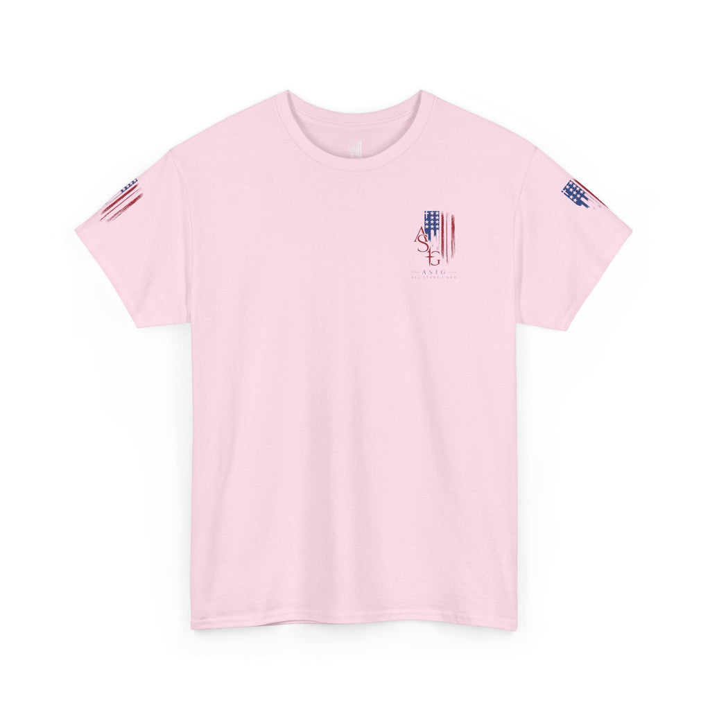 American Flag Distressed Tee - Patriotic USA Shirt for 4th of July