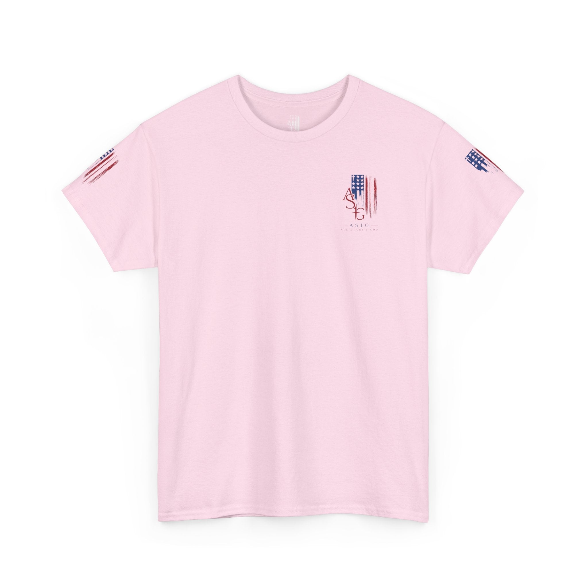 American Flag Distressed Tee - Patriotic USA Shirt for 4th of July