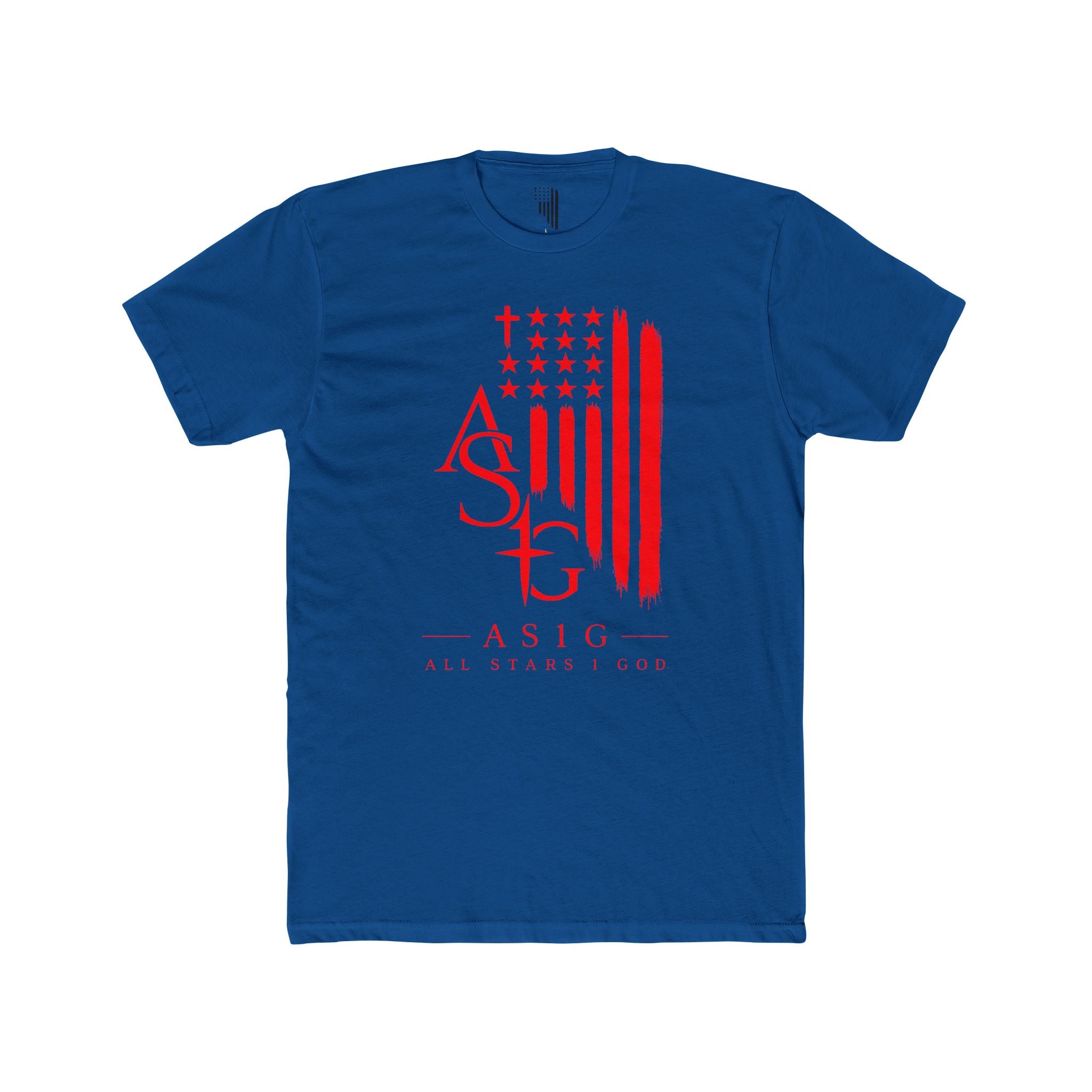 ASIG American Flag Graphic Tee — All Stars Fund Patriotic T-Shirt
