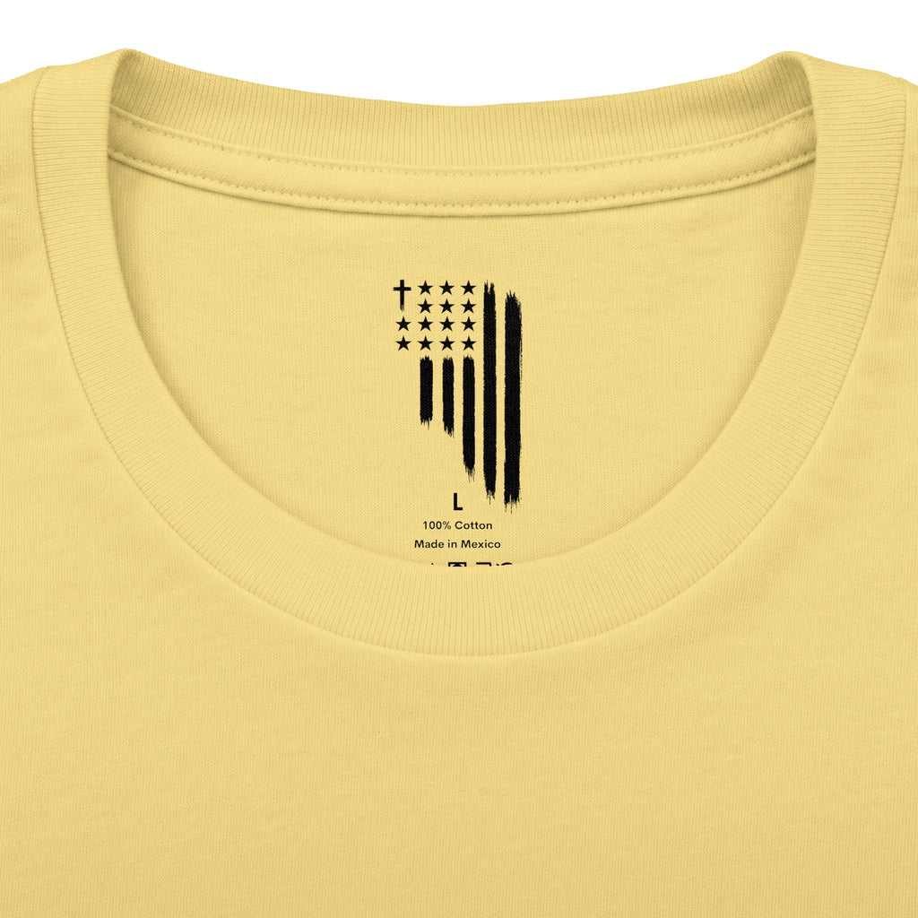 ASIG All Stars Club Flag Graphic Tee — Vintage Monochrome Patriotic T‑Shirt