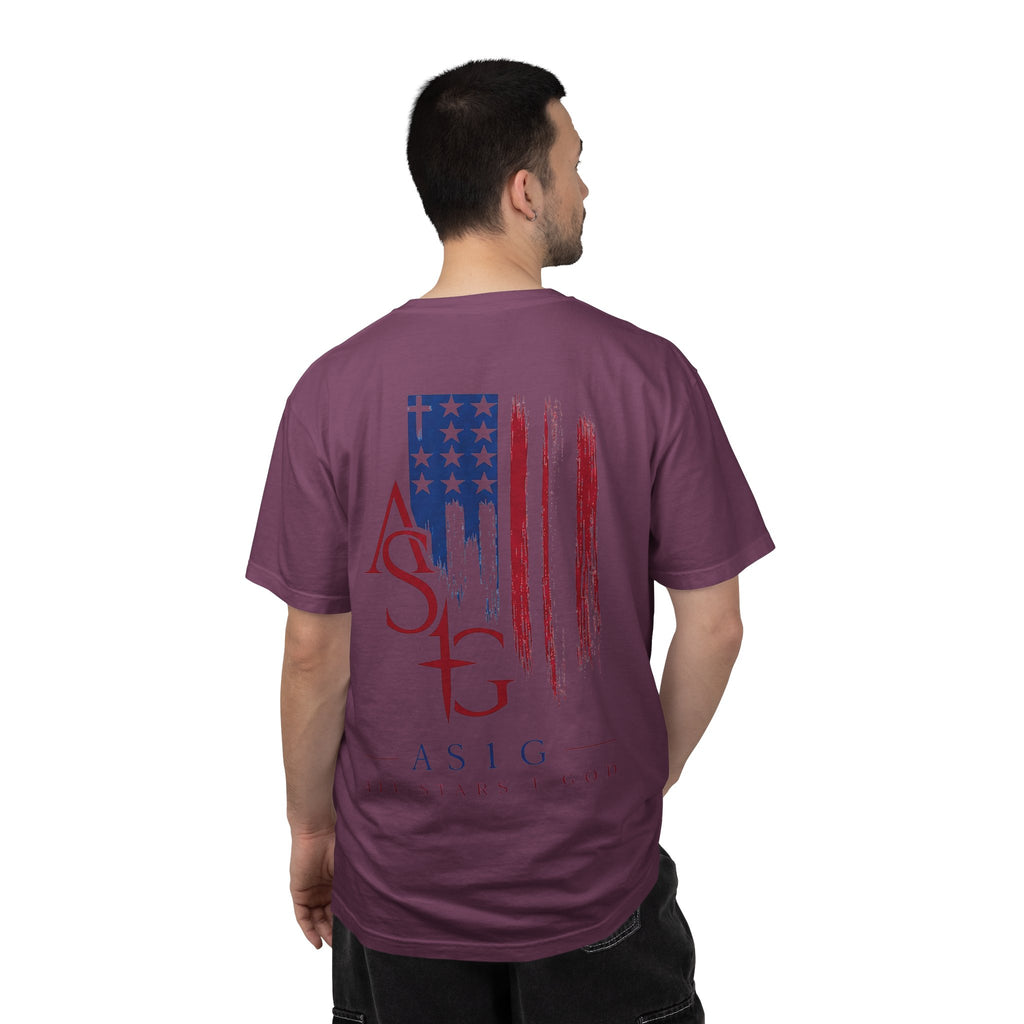 All Stars & God American Flag T-Shirt — ASG Patriotic Graphic Tee
