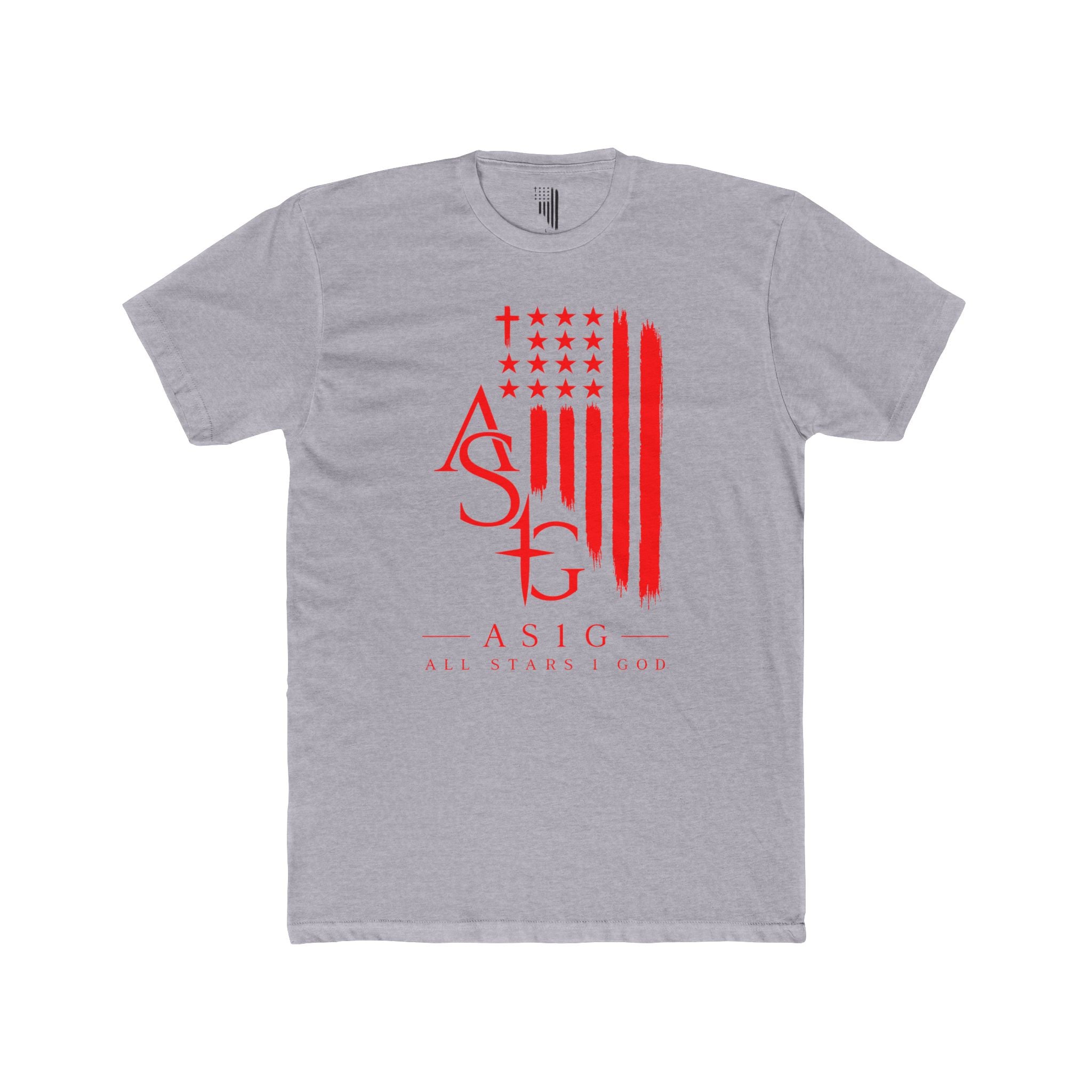 ASIG American Flag Graphic Tee — All Stars Fund Patriotic T-Shirt