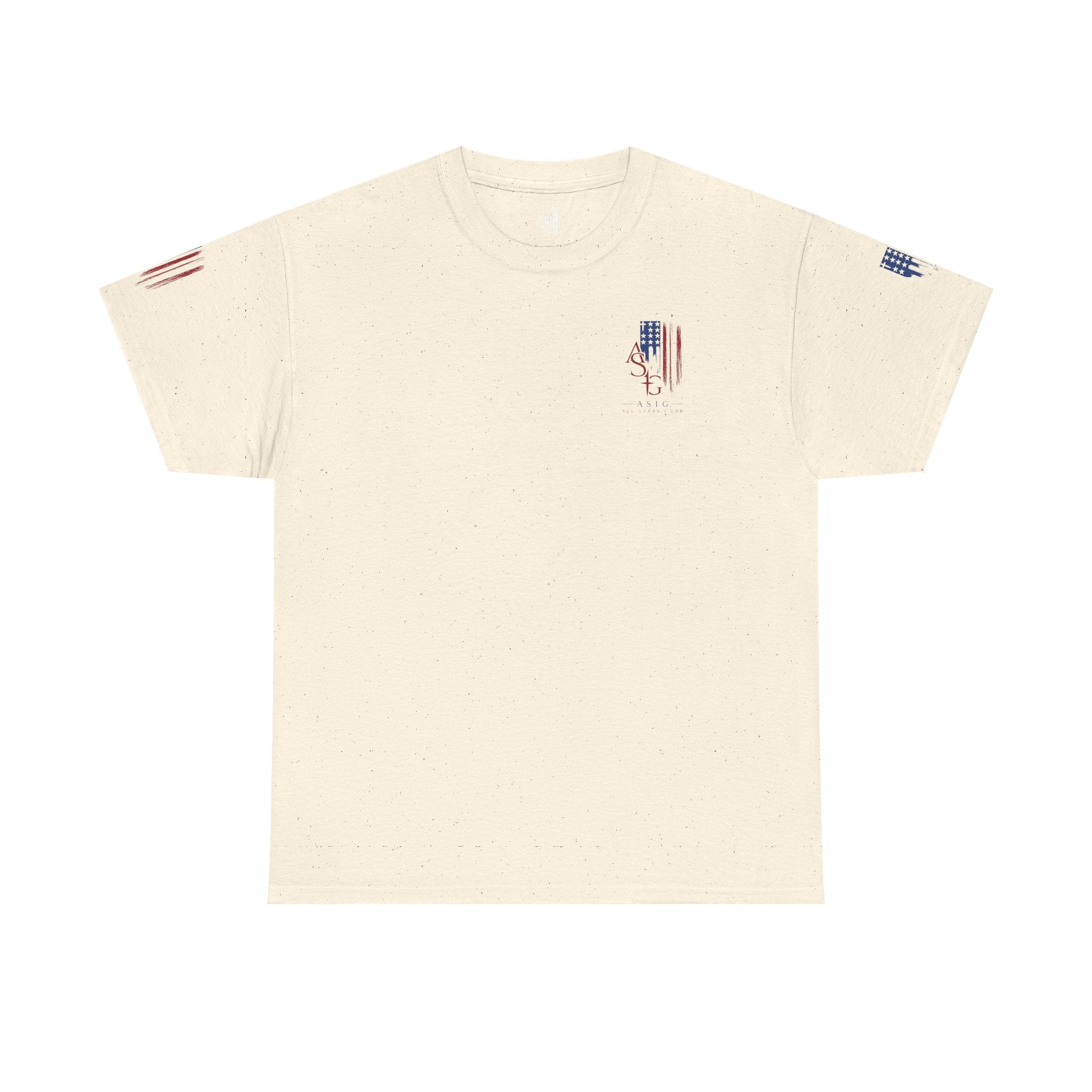 American Flag Distressed Tee - Patriotic USA Shirt for 4th of July
