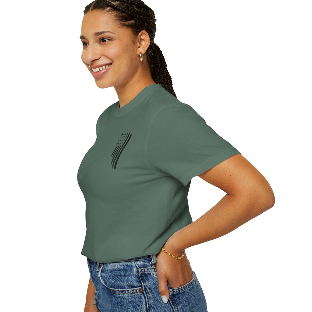 ASG All Stars | Garment-Dyed T-Shirt with Distressed Flag