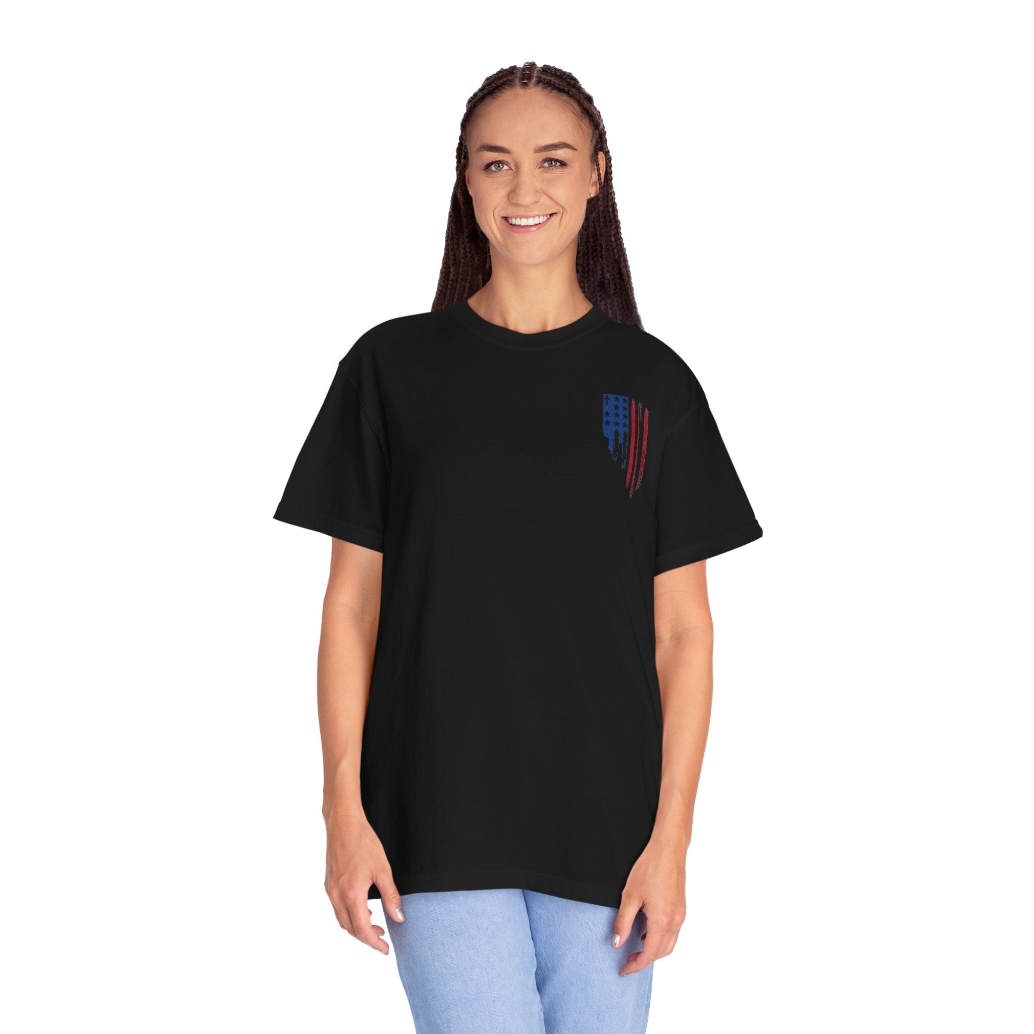 All Stars & God American Flag T-Shirt — ASG Patriotic Graphic Tee