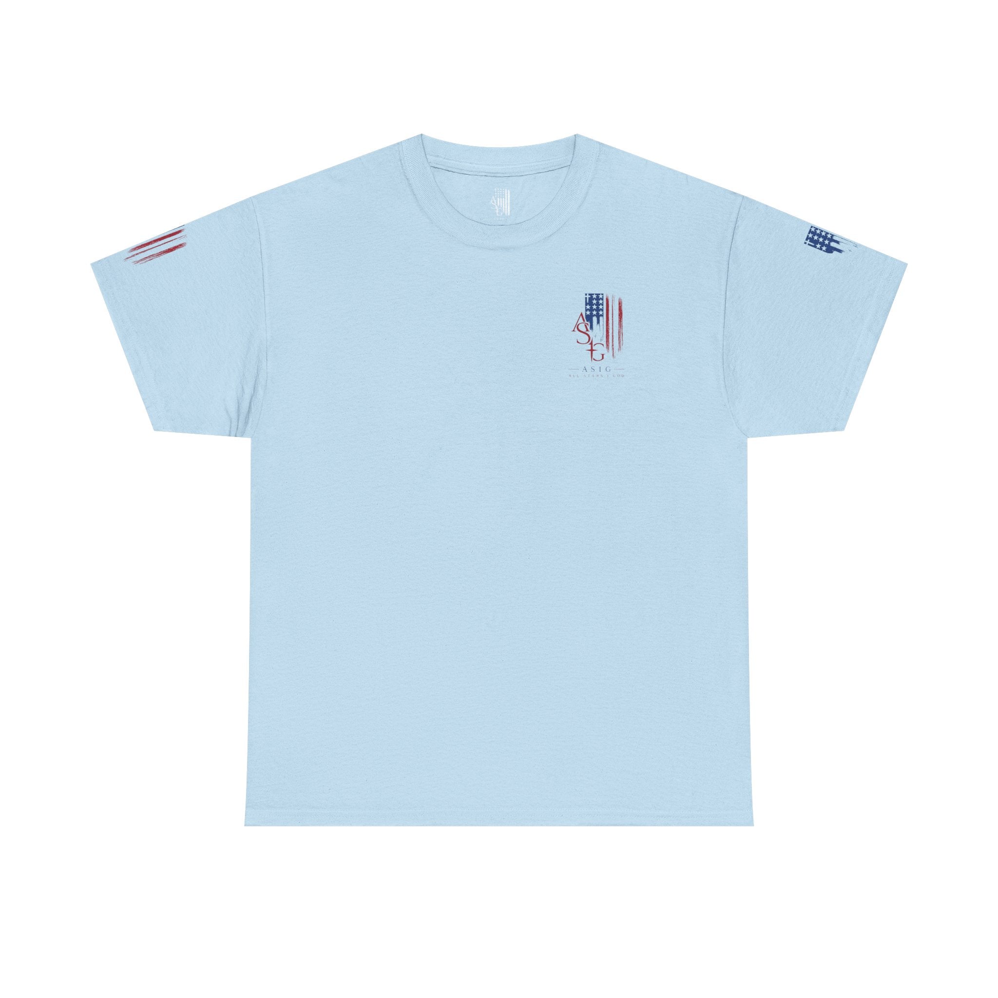 American Flag Distressed Tee - Patriotic USA Shirt for 4th of July