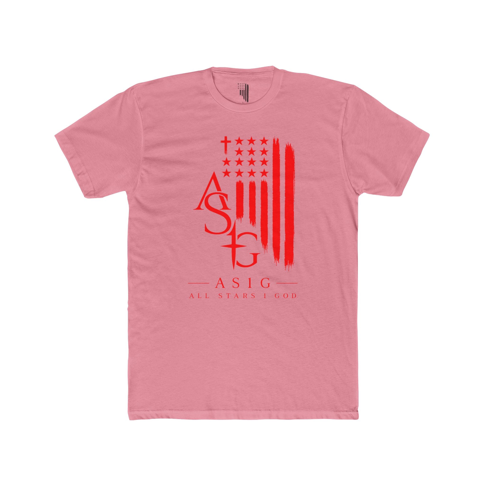 ASIG American Flag Graphic Tee — All Stars Fund Patriotic T-Shirt
