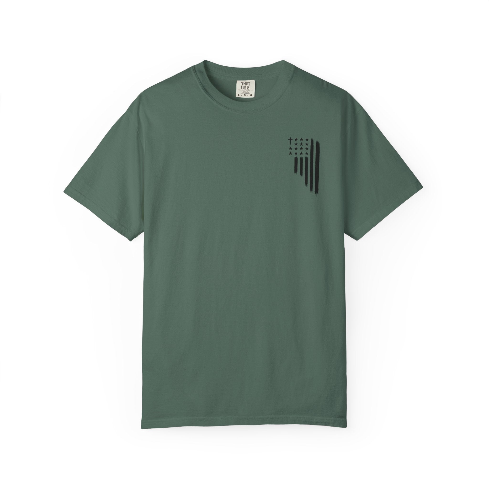 ASG All Stars | Garment-Dyed T-Shirt with Distressed Flag
