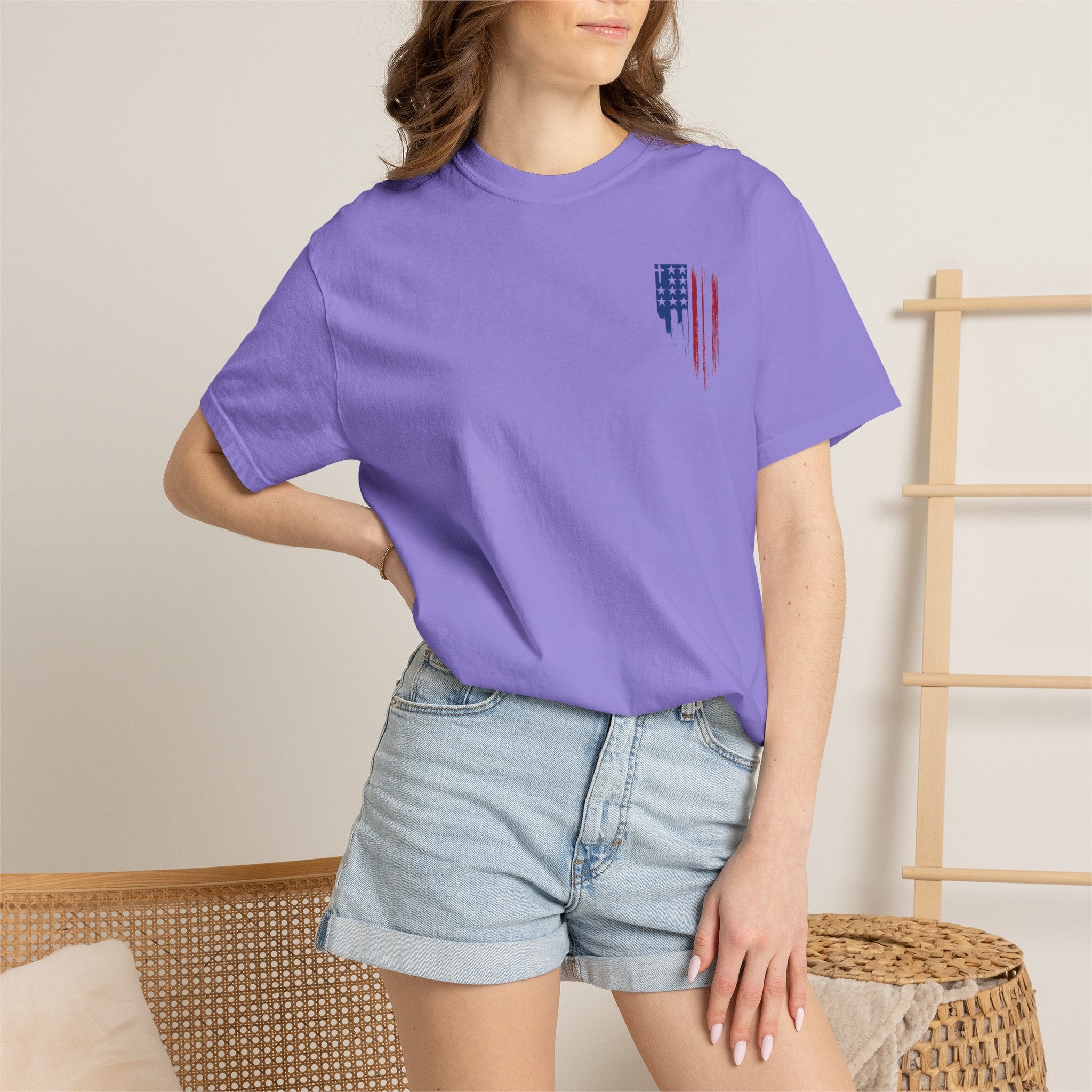 All Stars & God American Flag T-Shirt — ASG Patriotic Graphic Tee
