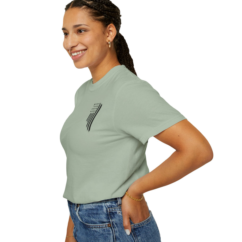 ASG All Stars | Garment-Dyed T-Shirt with Distressed Flag