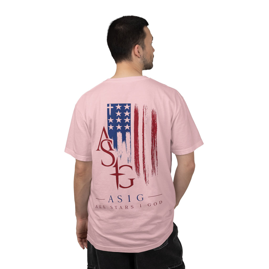 All Stars & God American Flag T-Shirt — ASG Patriotic Graphic Tee