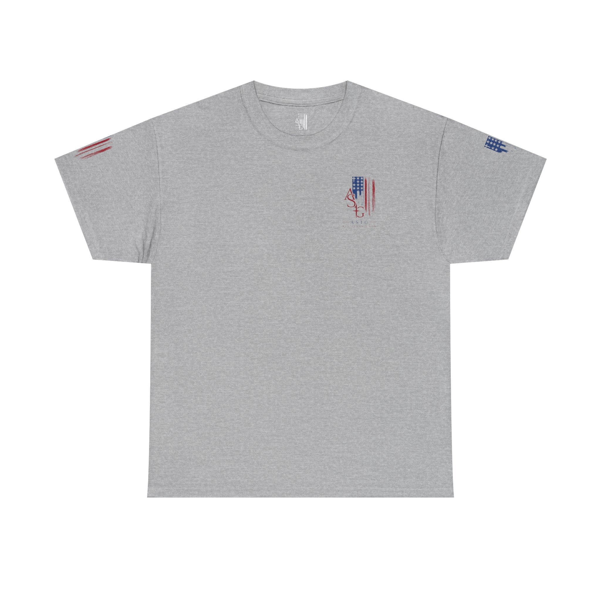 American Flag Distressed Tee - Patriotic USA Shirt for 4th of July