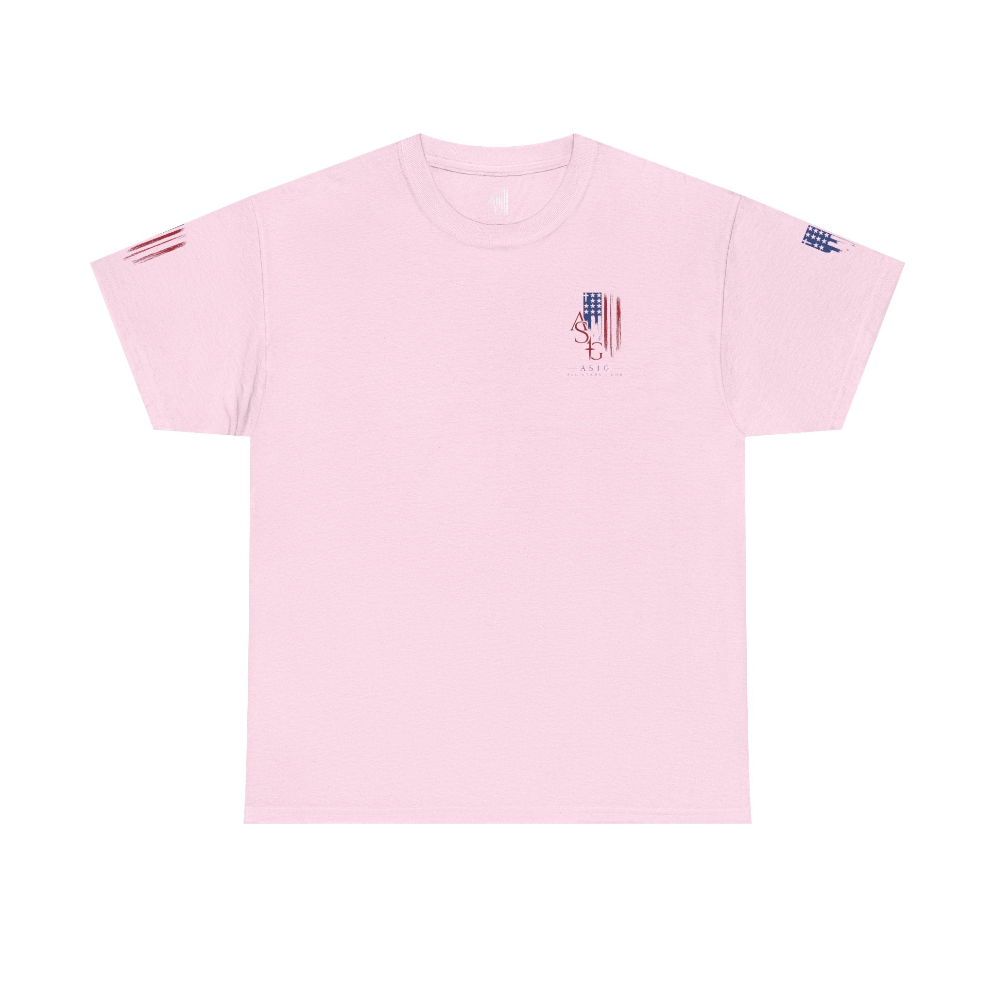 American Flag Distressed Tee - Patriotic USA Shirt for 4th of July