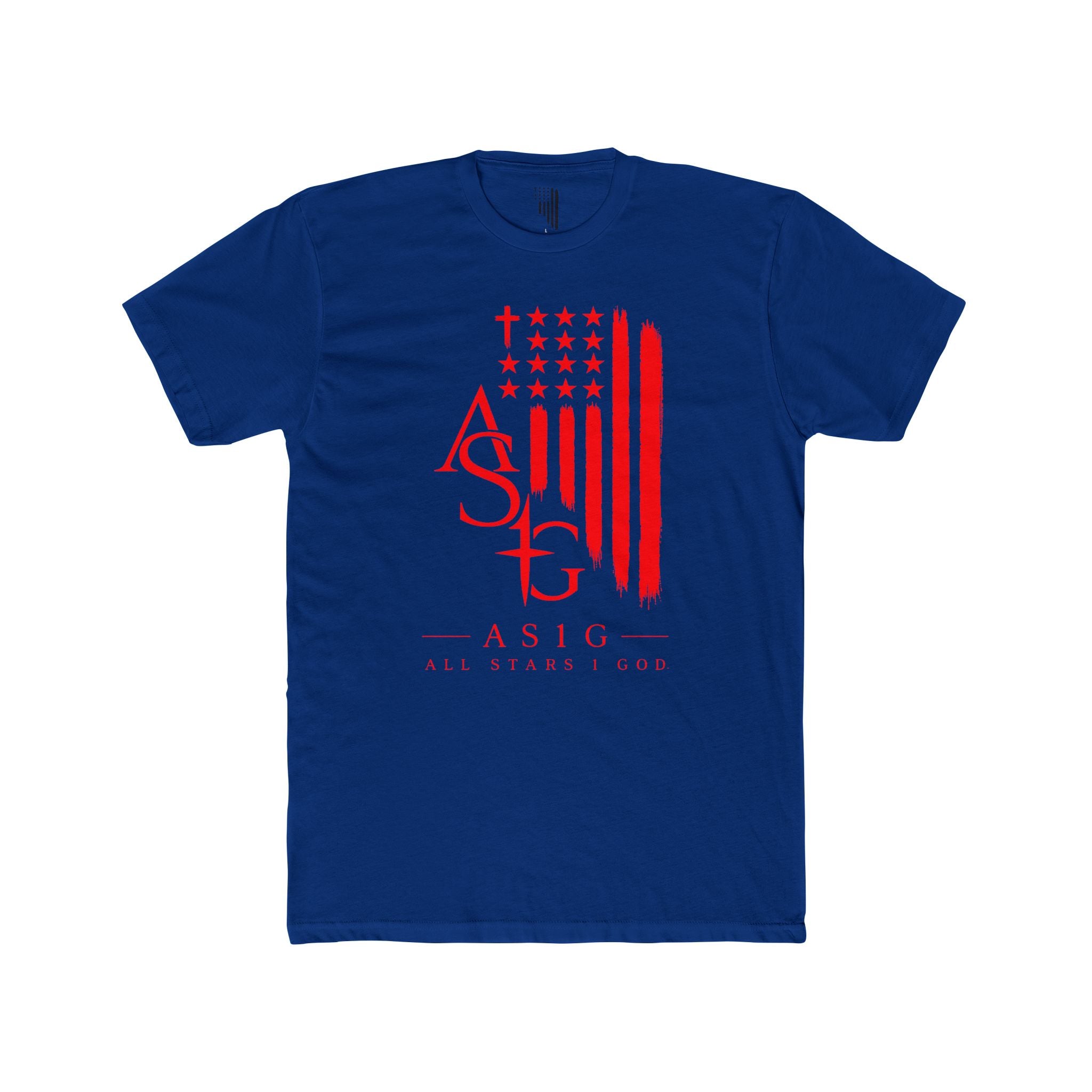 ASIG American Flag Graphic Tee — All Stars Fund Patriotic T-Shirt
