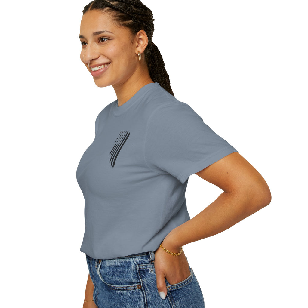 ASG All Stars | Garment-Dyed T-Shirt with Distressed Flag
