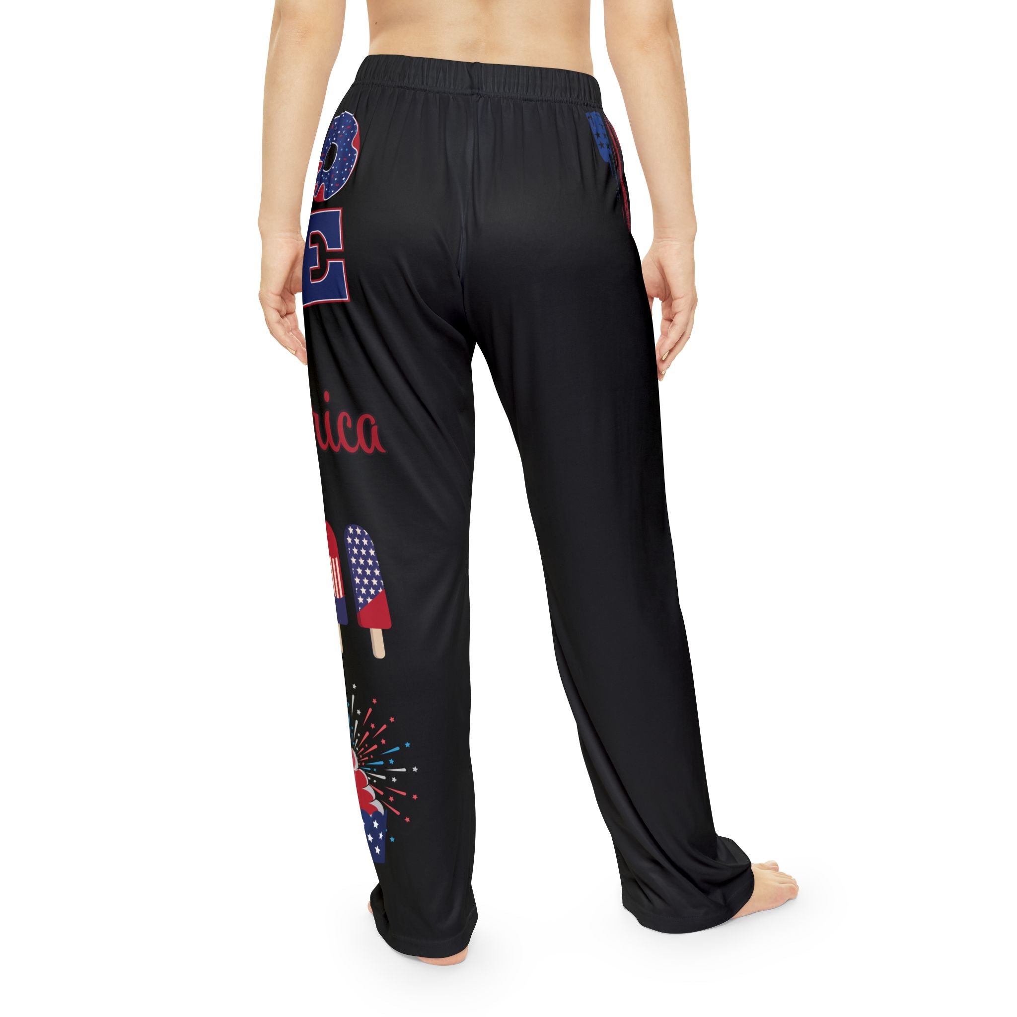 Patriotic Women’s Pajama Pants — Fourth of July AOP Lounge Sleepwear