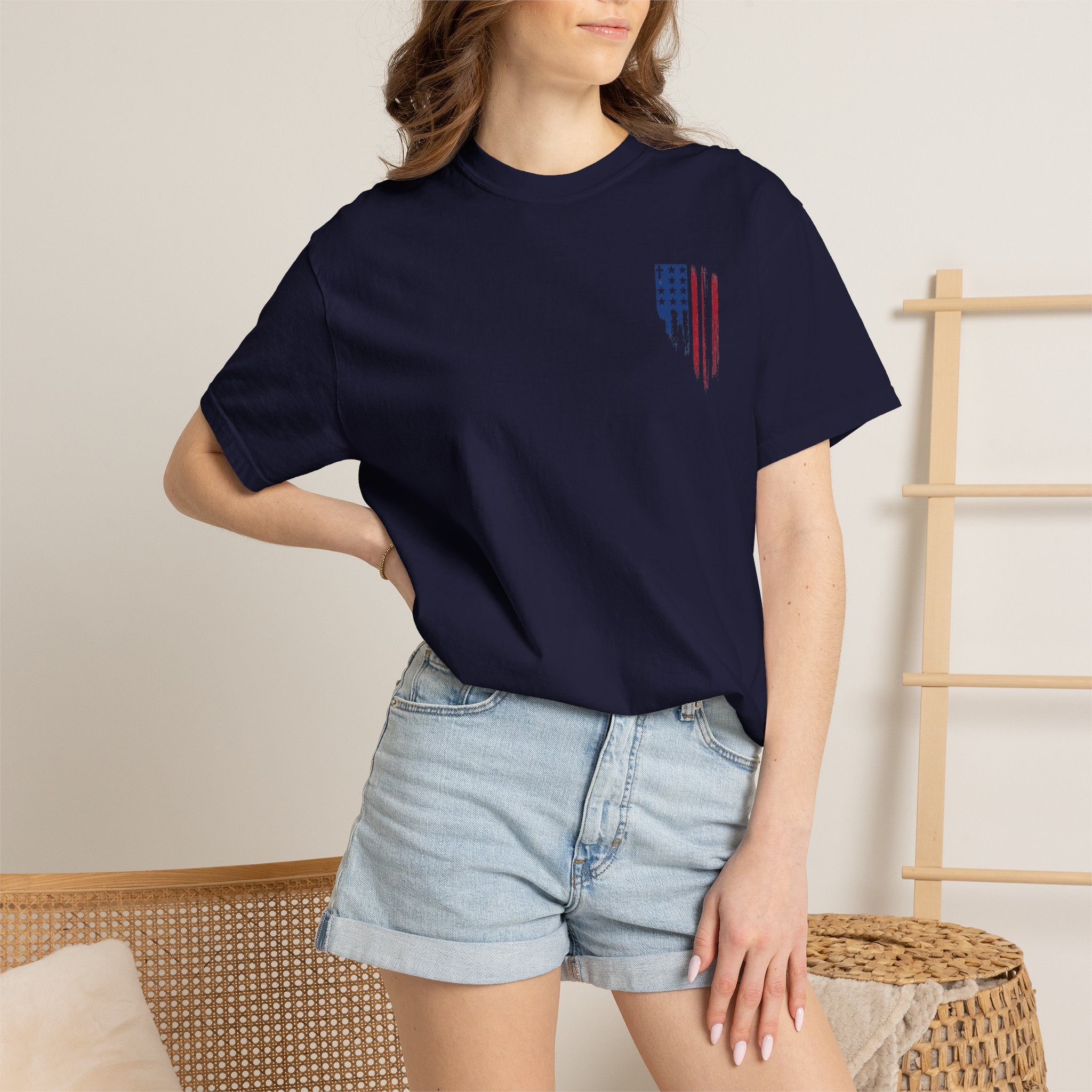 All Stars & God American Flag T-Shirt — ASG Patriotic Graphic Tee
