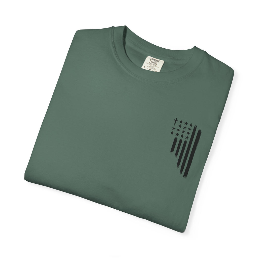 ASG All Stars | Garment-Dyed T-Shirt with Distressed Flag