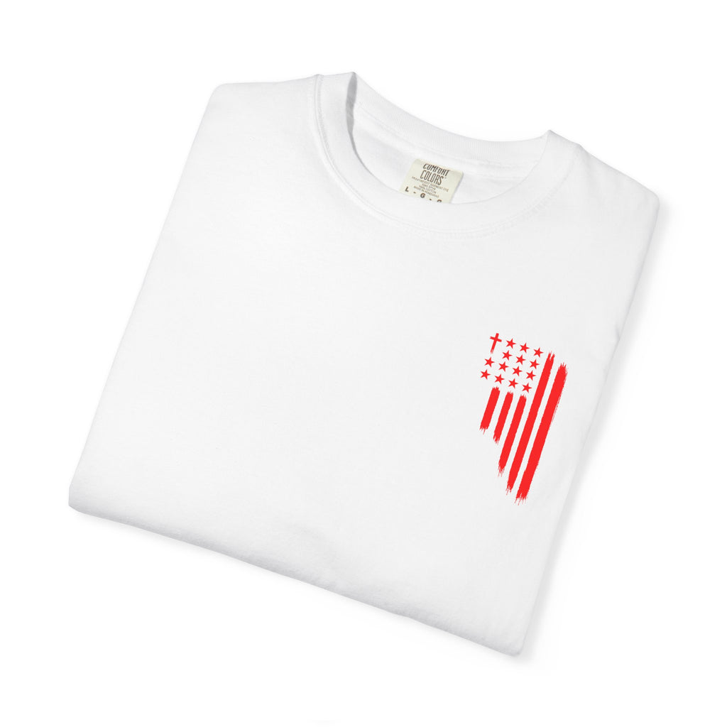 ASIG Patriotic Graphic T-Shirt — All Stars I God Red Flag Tee