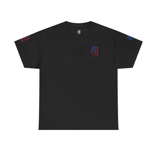 American Flag Distressed Tee - Patriotic USA Shirt for 4th of July