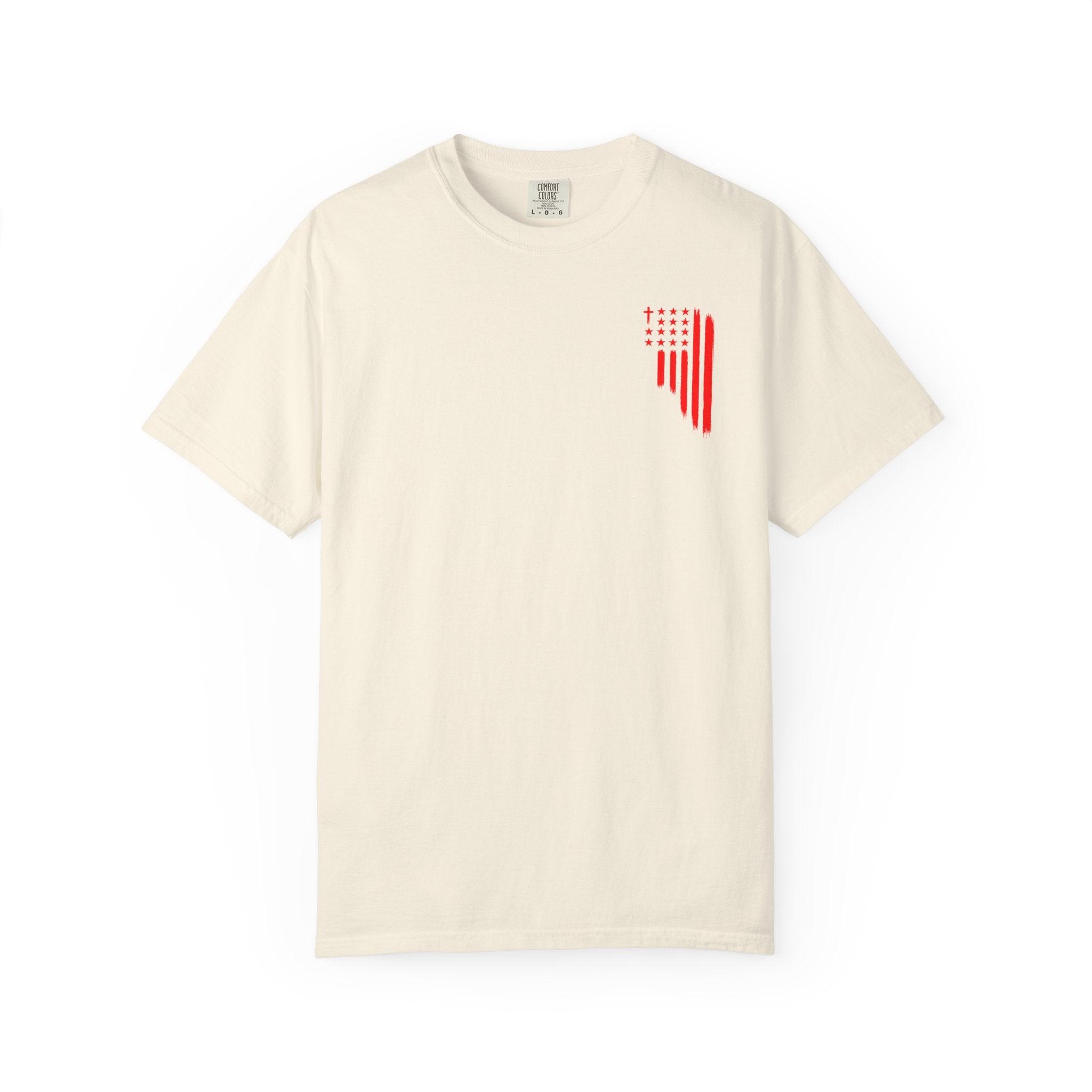 ASIG Patriotic Graphic T-Shirt — All Stars I God Red Flag Tee