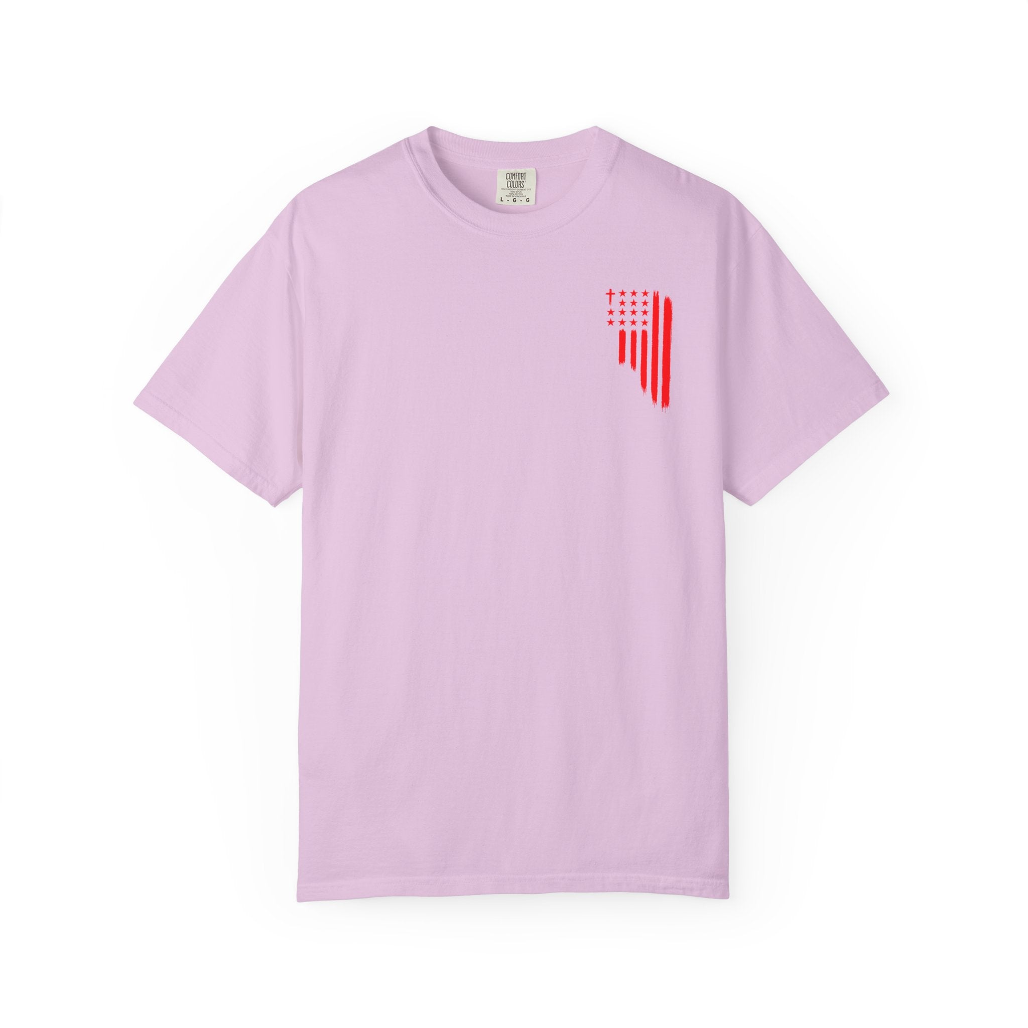 ASIG Patriotic Graphic T-Shirt — All Stars I God Red Flag Tee