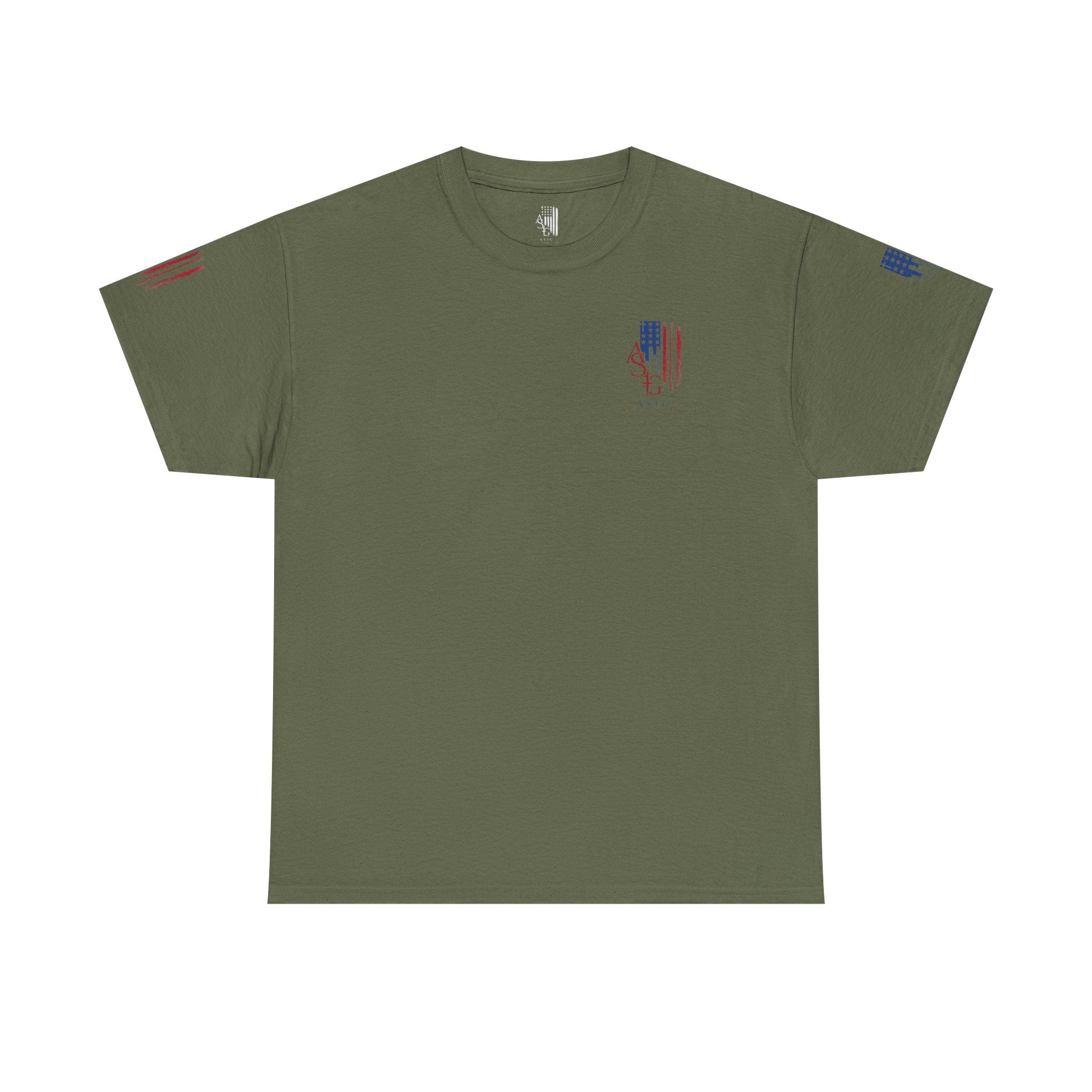 American Flag Distressed Tee - Patriotic USA Shirt for 4th of July
