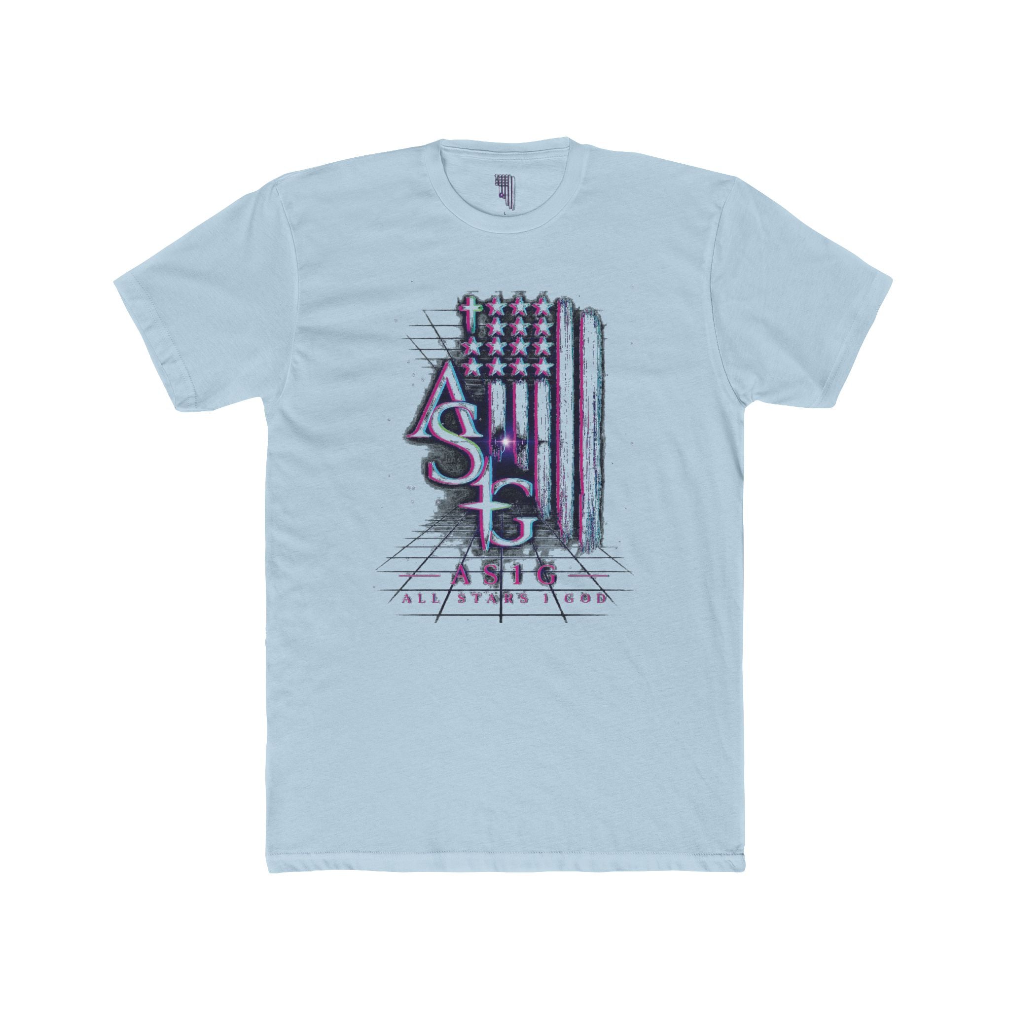 AS1G 80'S THROWBACK Flag Graphic Tee — American Sign Language Pride T-Shirt