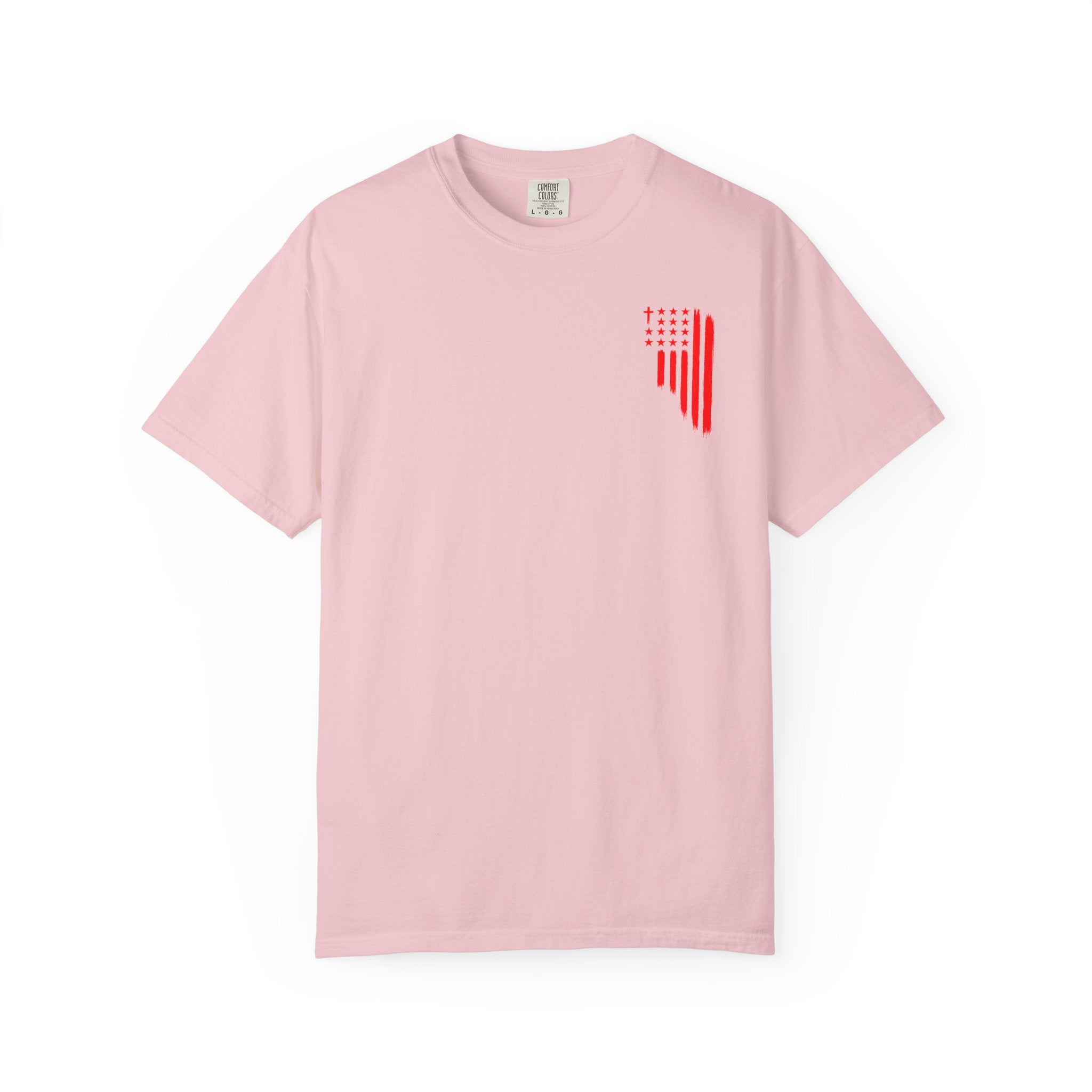 ASIG Patriotic Graphic T-Shirt — All Stars I God Red Flag Tee