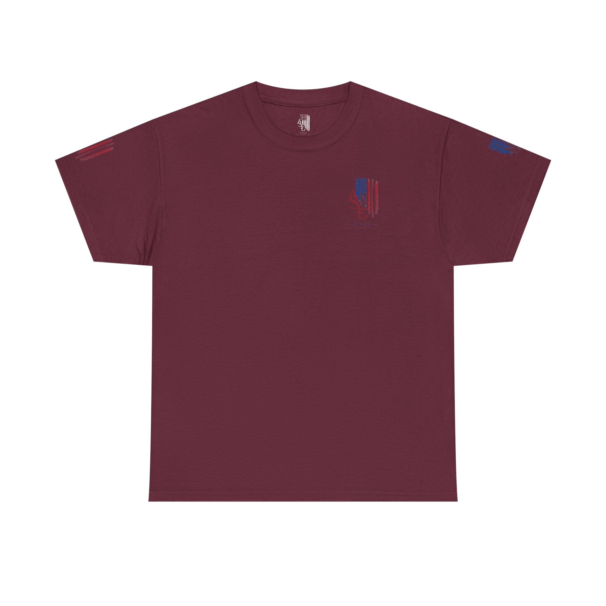 American Flag Distressed Tee - Patriotic USA Shirt for 4th of July