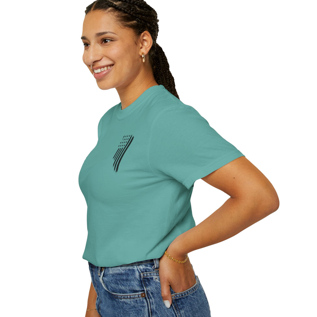 ASG All Stars | Garment-Dyed T-Shirt with Distressed Flag