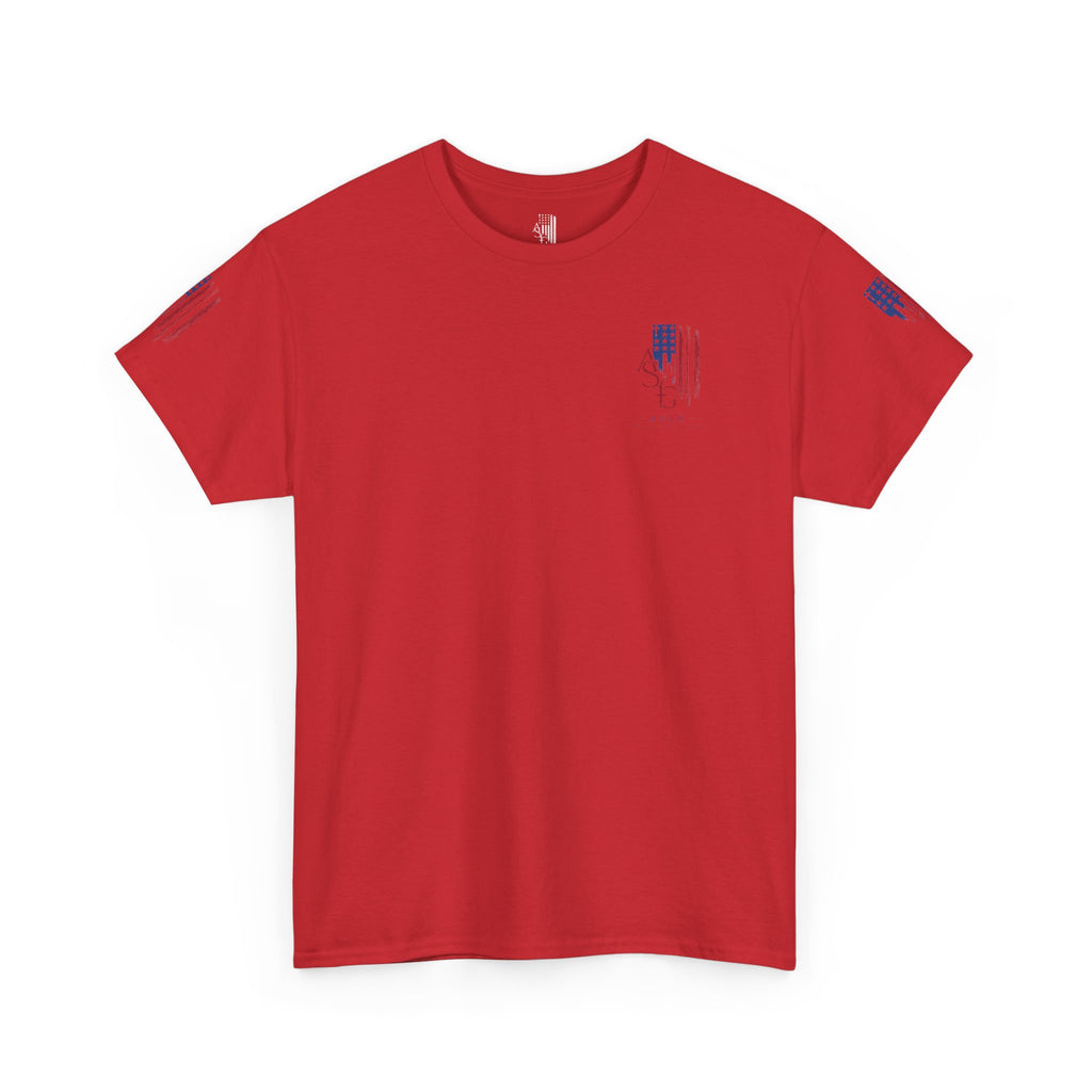 American Flag Distressed Tee - Patriotic USA Shirt for 4th of July