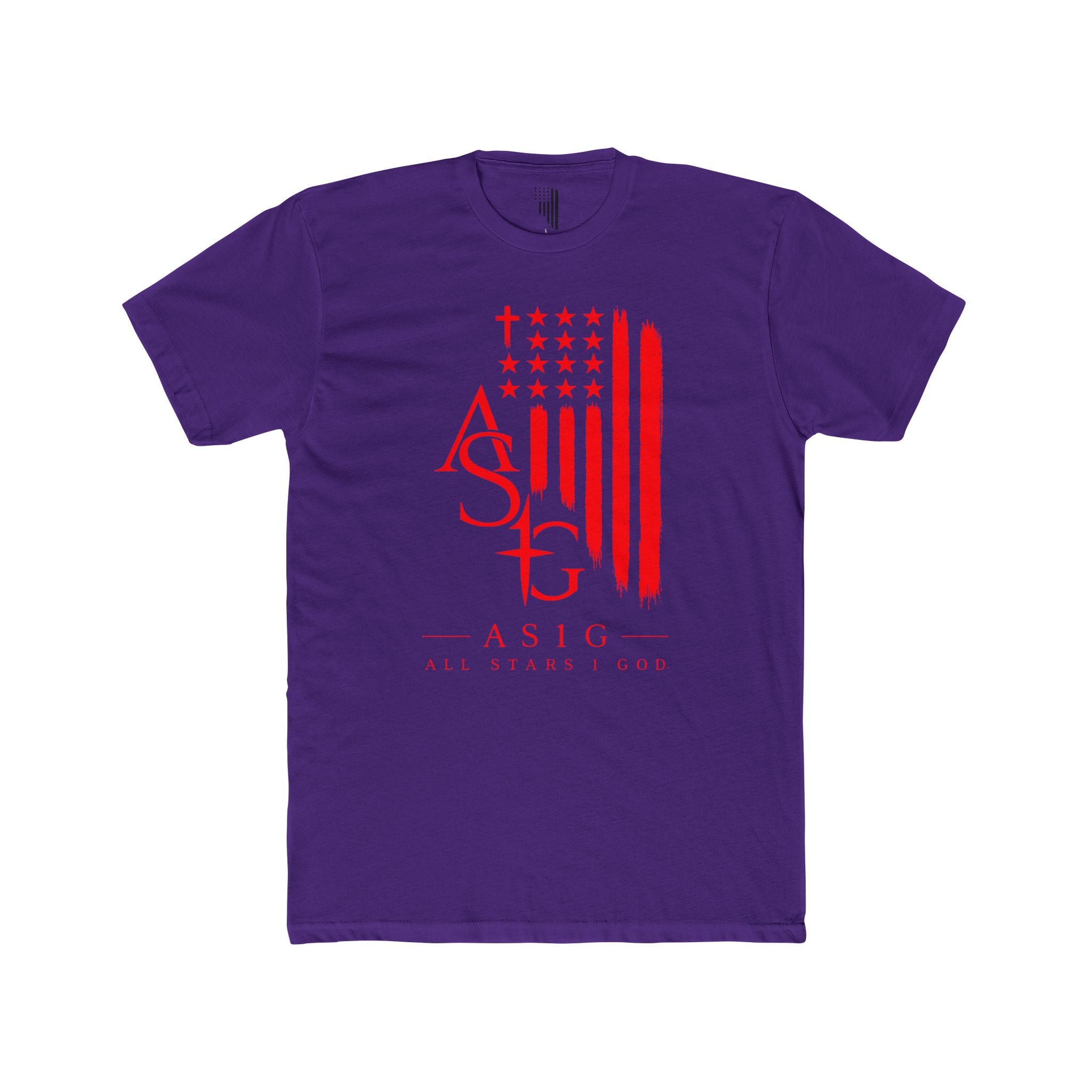 ASIG American Flag Graphic Tee — All Stars Fund Patriotic T-Shirt