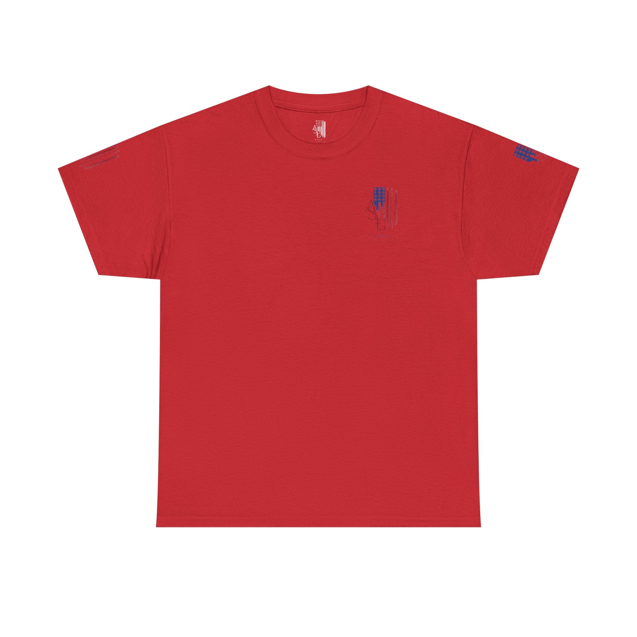 American Flag Distressed Tee - Patriotic USA Shirt for 4th of July