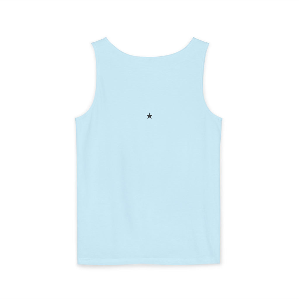 1st set of colors ALL STARS Flag Tank Top — Distressed Cross & Stars Patriotic Tank