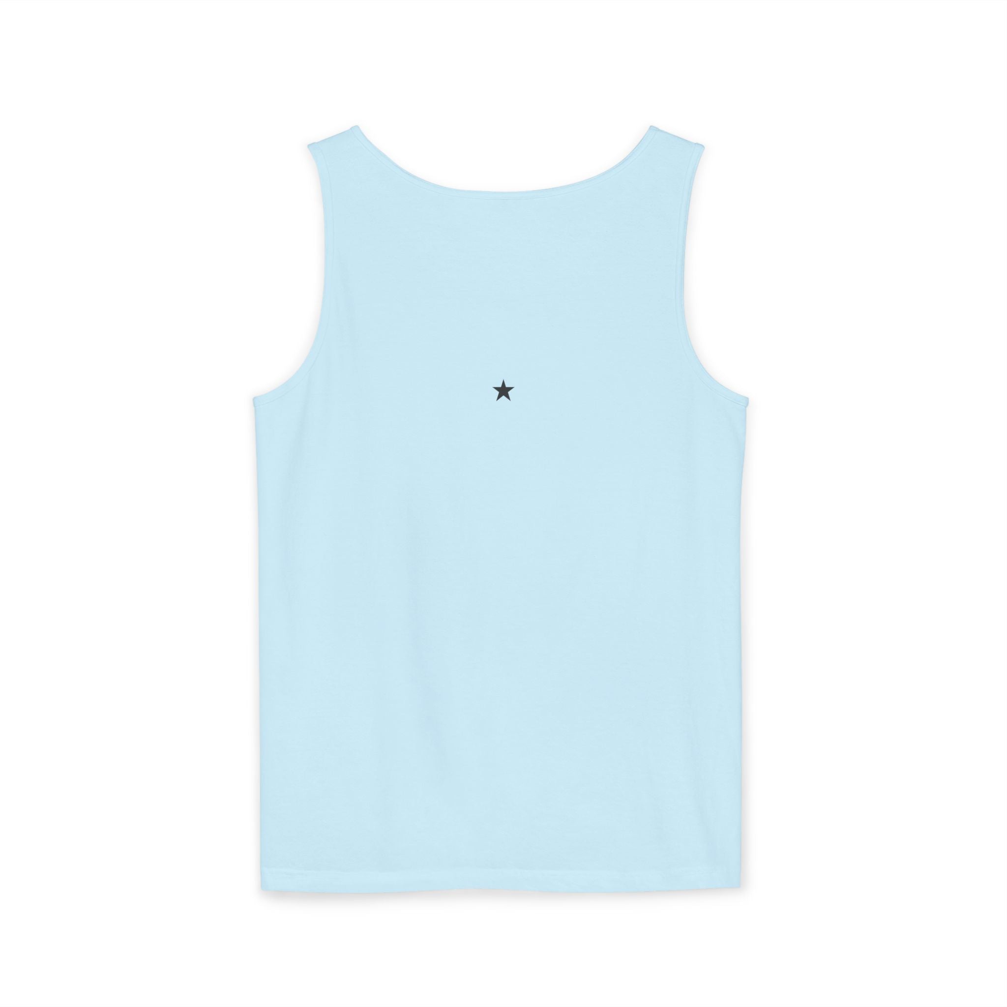 1st set of colors ALL STARS Flag Tank Top — Distressed Cross & Stars Patriotic Tank