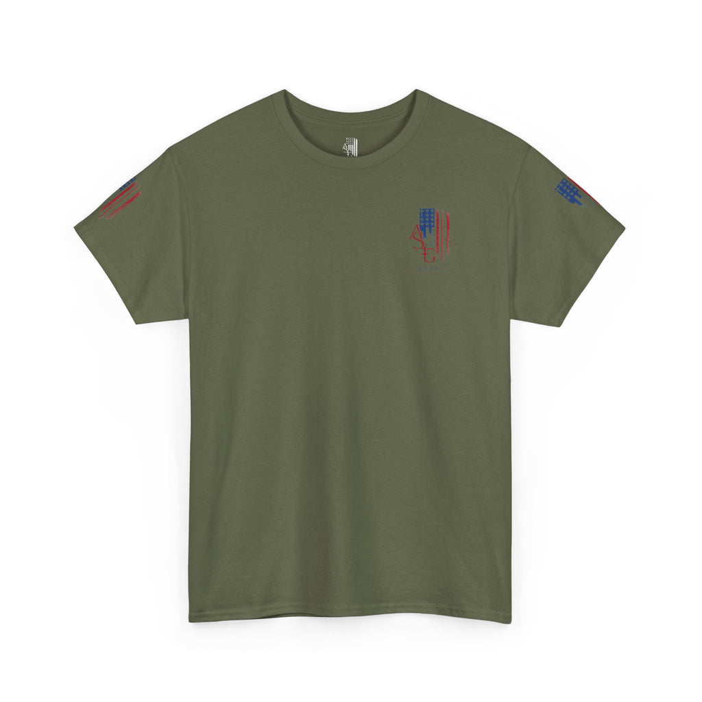 American Flag Distressed Tee - Patriotic USA Shirt for 4th of July