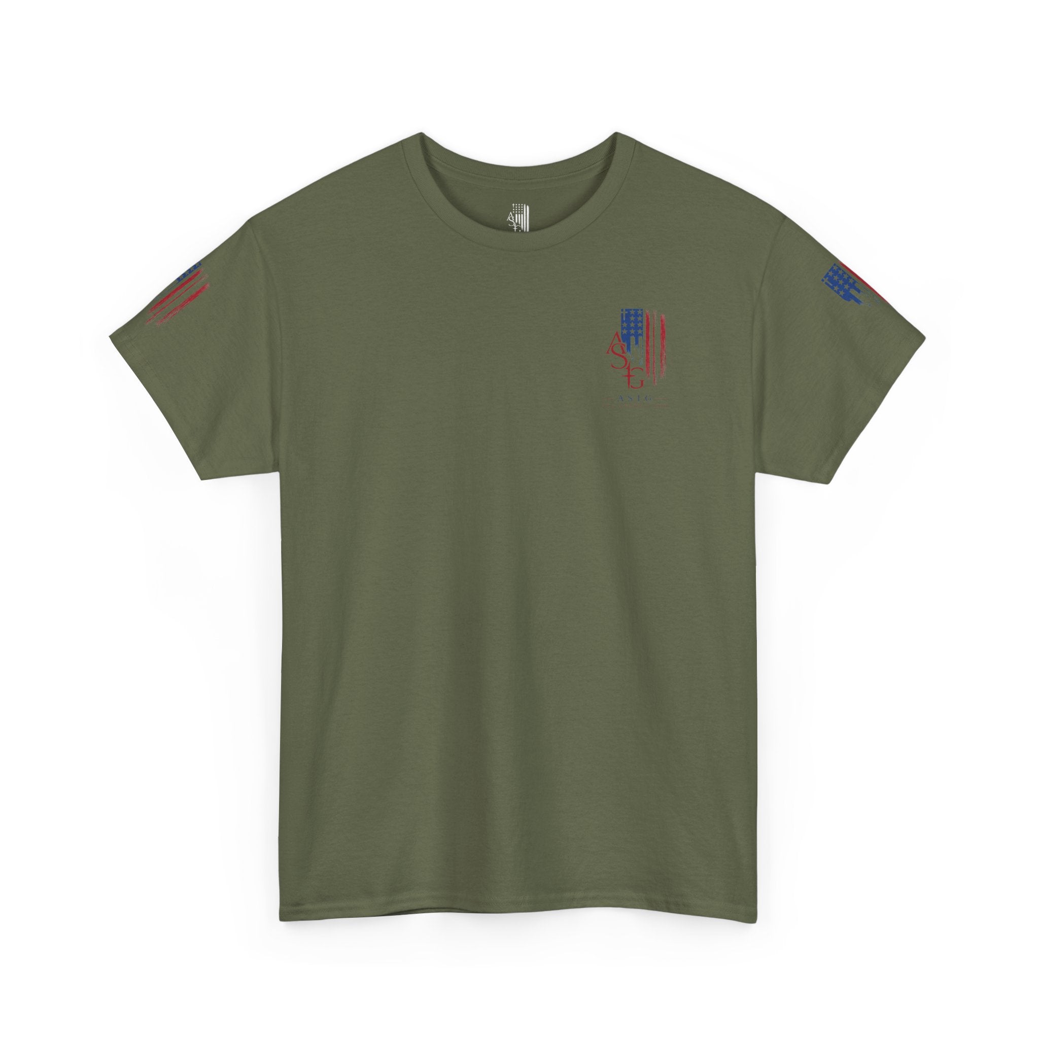 American Flag Distressed Tee - Patriotic USA Shirt for 4th of July