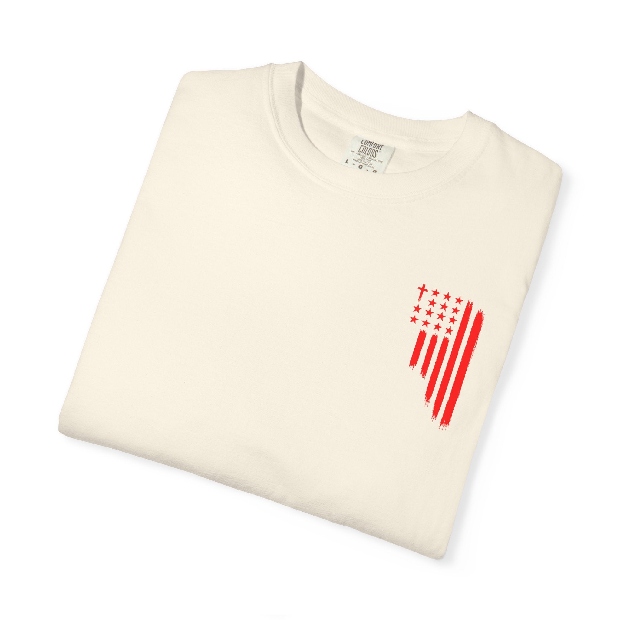 ASIG Patriotic Graphic T-Shirt — All Stars I God Red Flag Tee